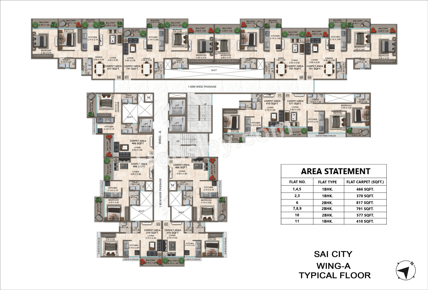 Sai City Floor plan 2