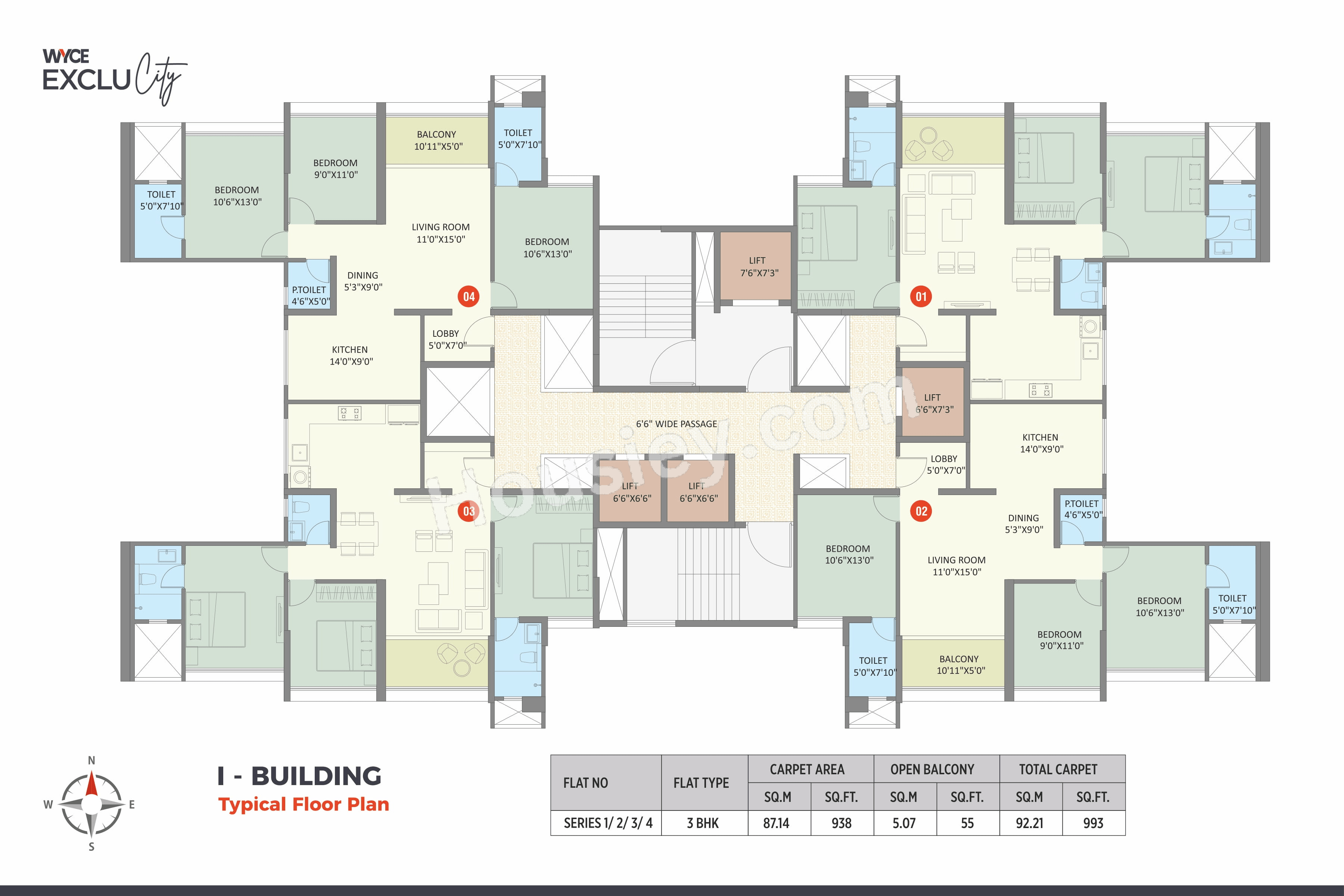 Saniket WYCE Exclucity Floor plan 9