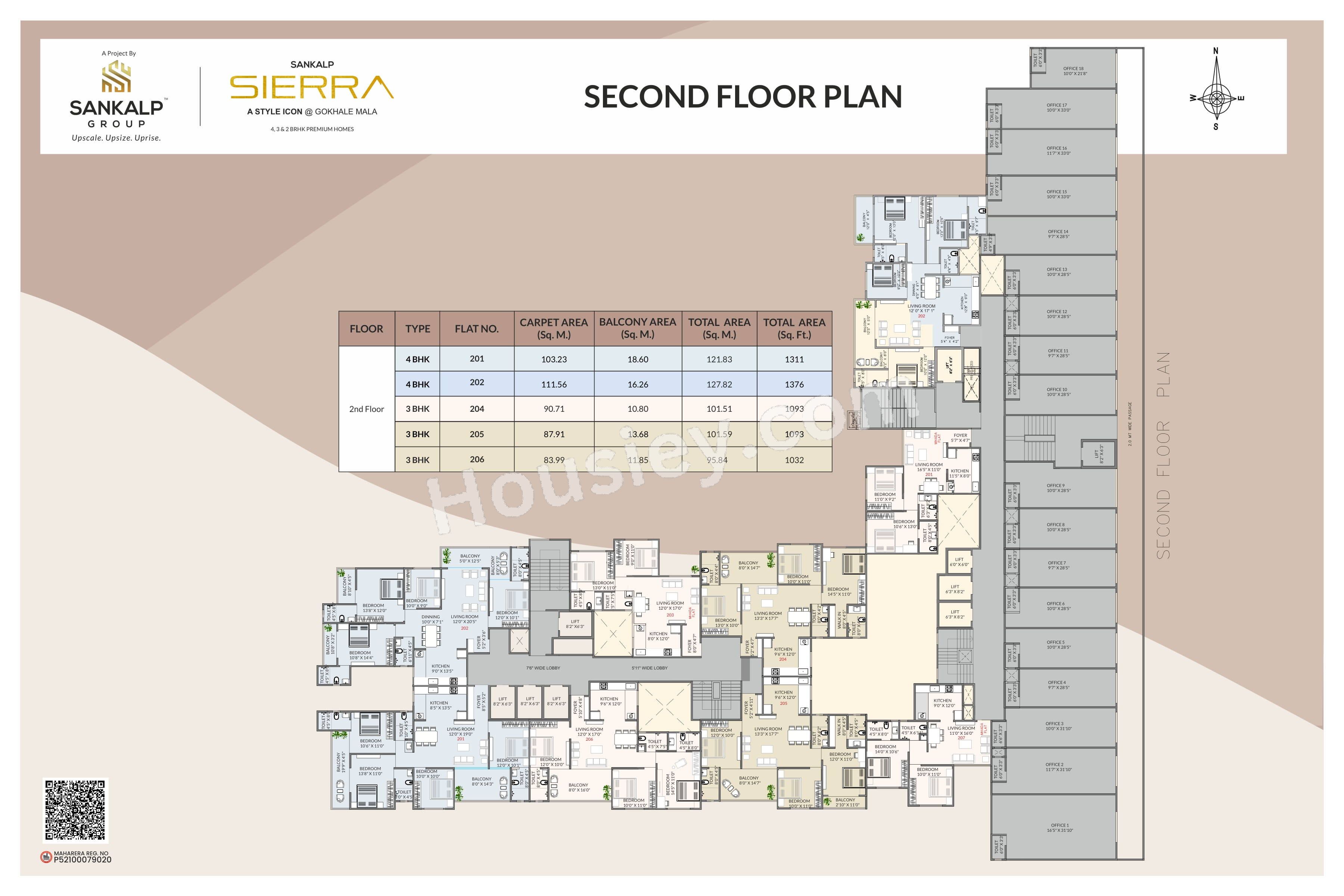 Sankalp Sierra Floor plan 1