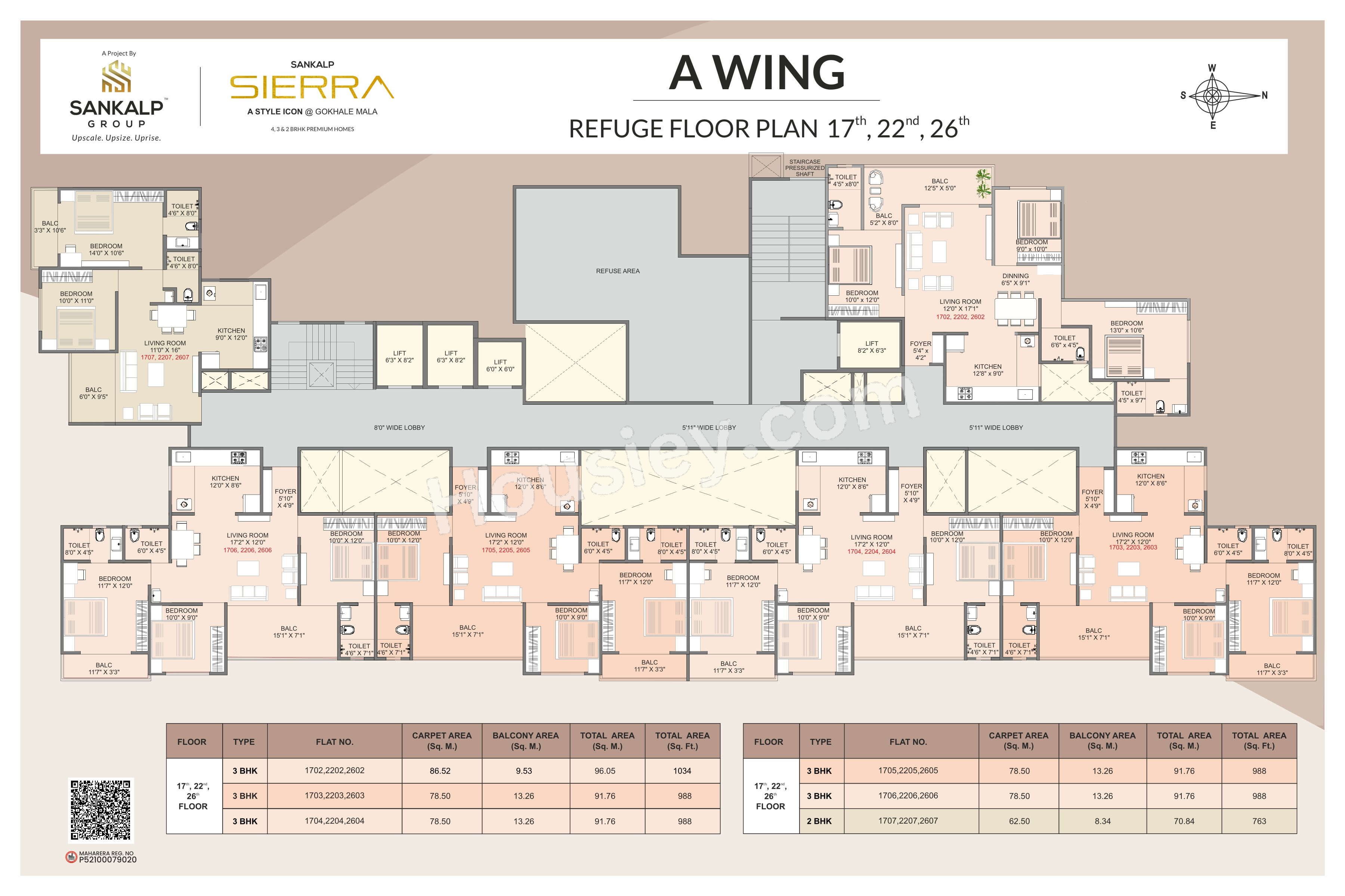 Sankalp Sierra Floor plan 3