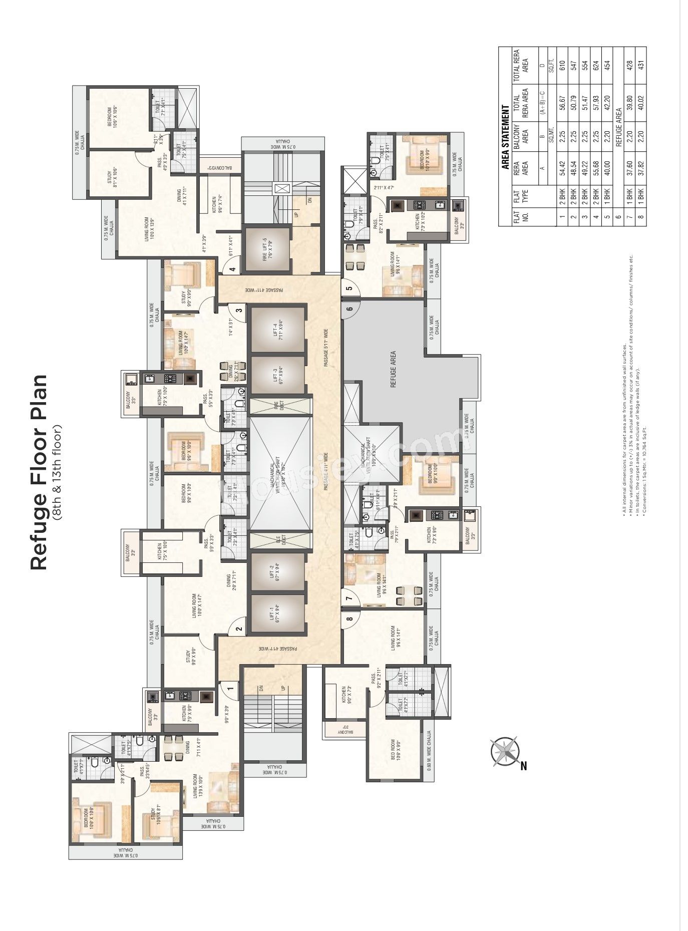 Saptashree Galicia Floor plan 4