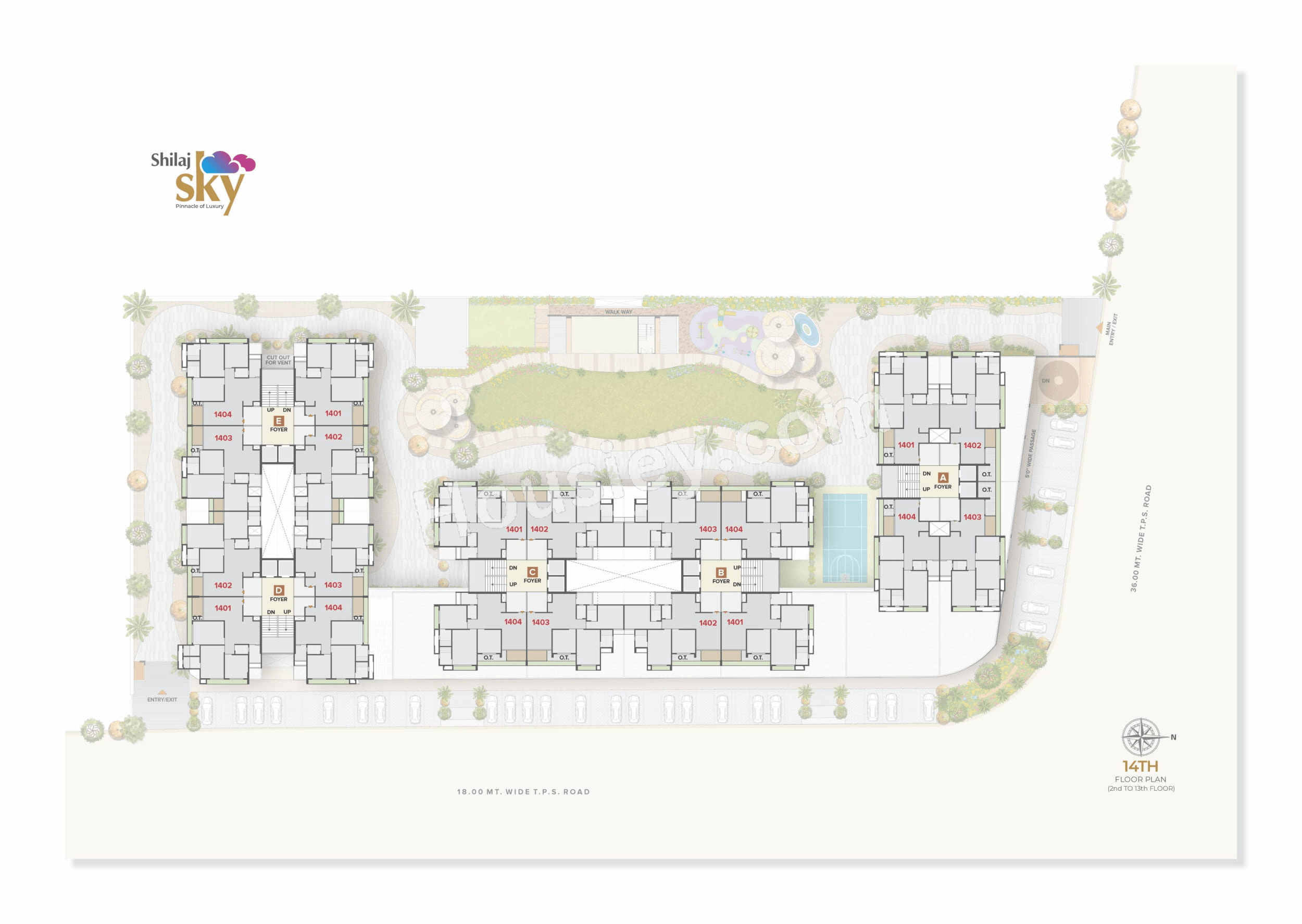 Satvam Shilaj Sky Floor plan 2
