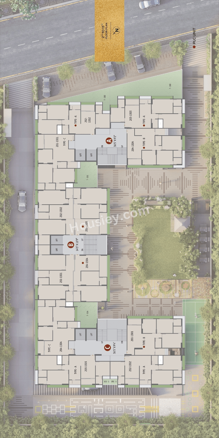 Satvam Viburnum Floor plan 1