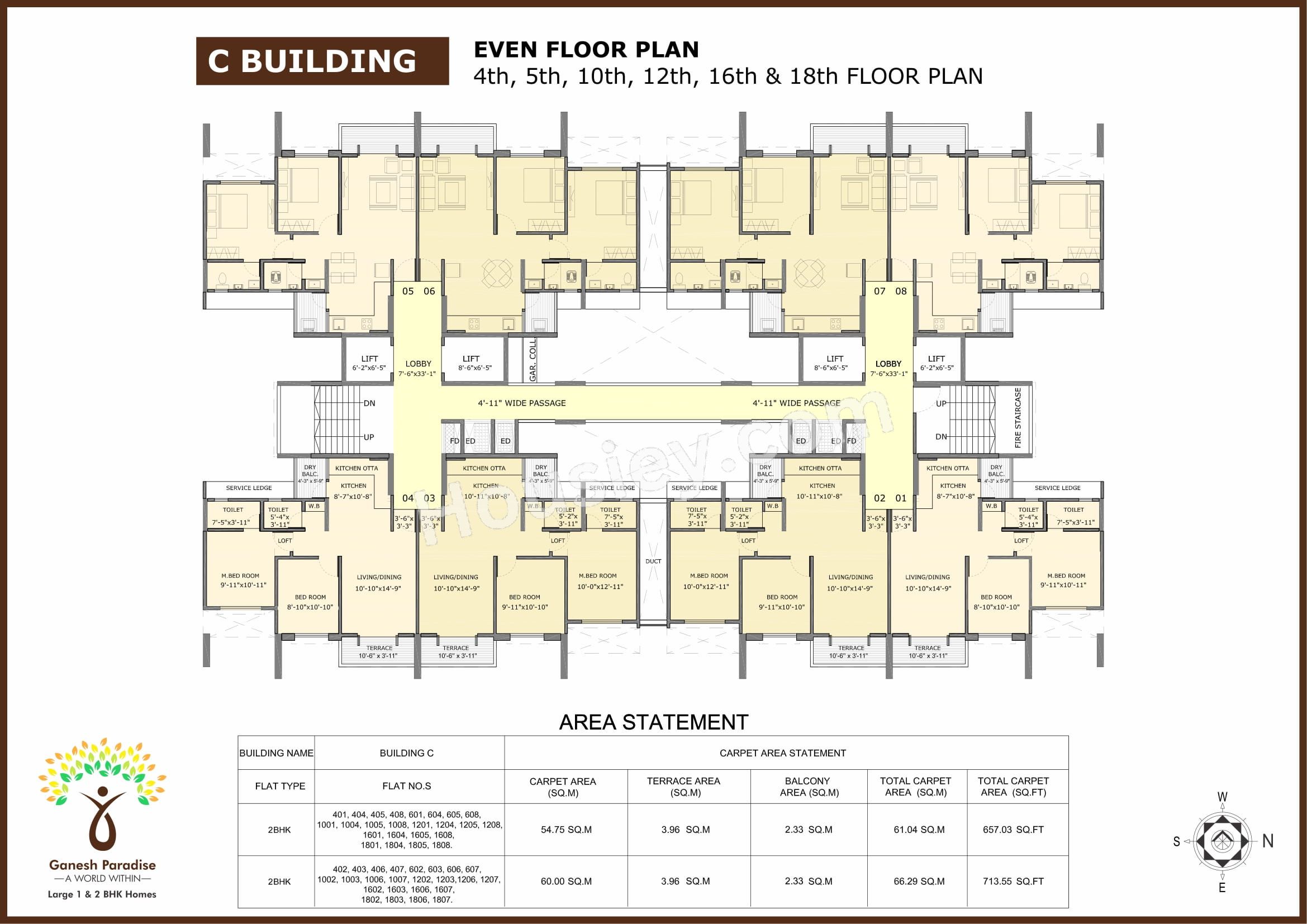 SB Ganesh Paradise Floor plan 1