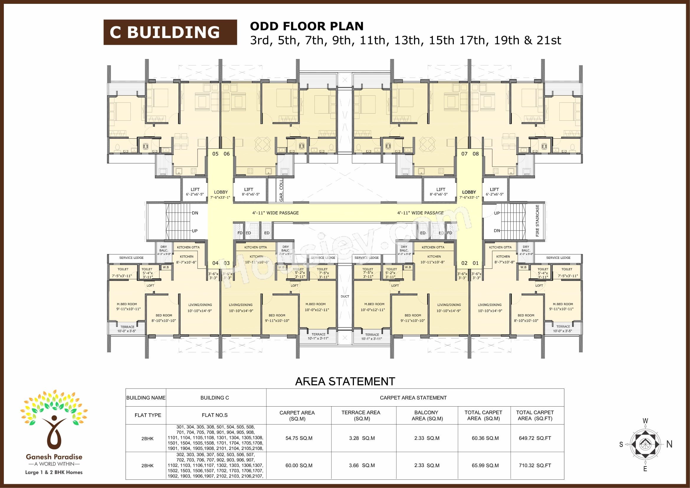 SB Ganesh Paradise Floor plan 2