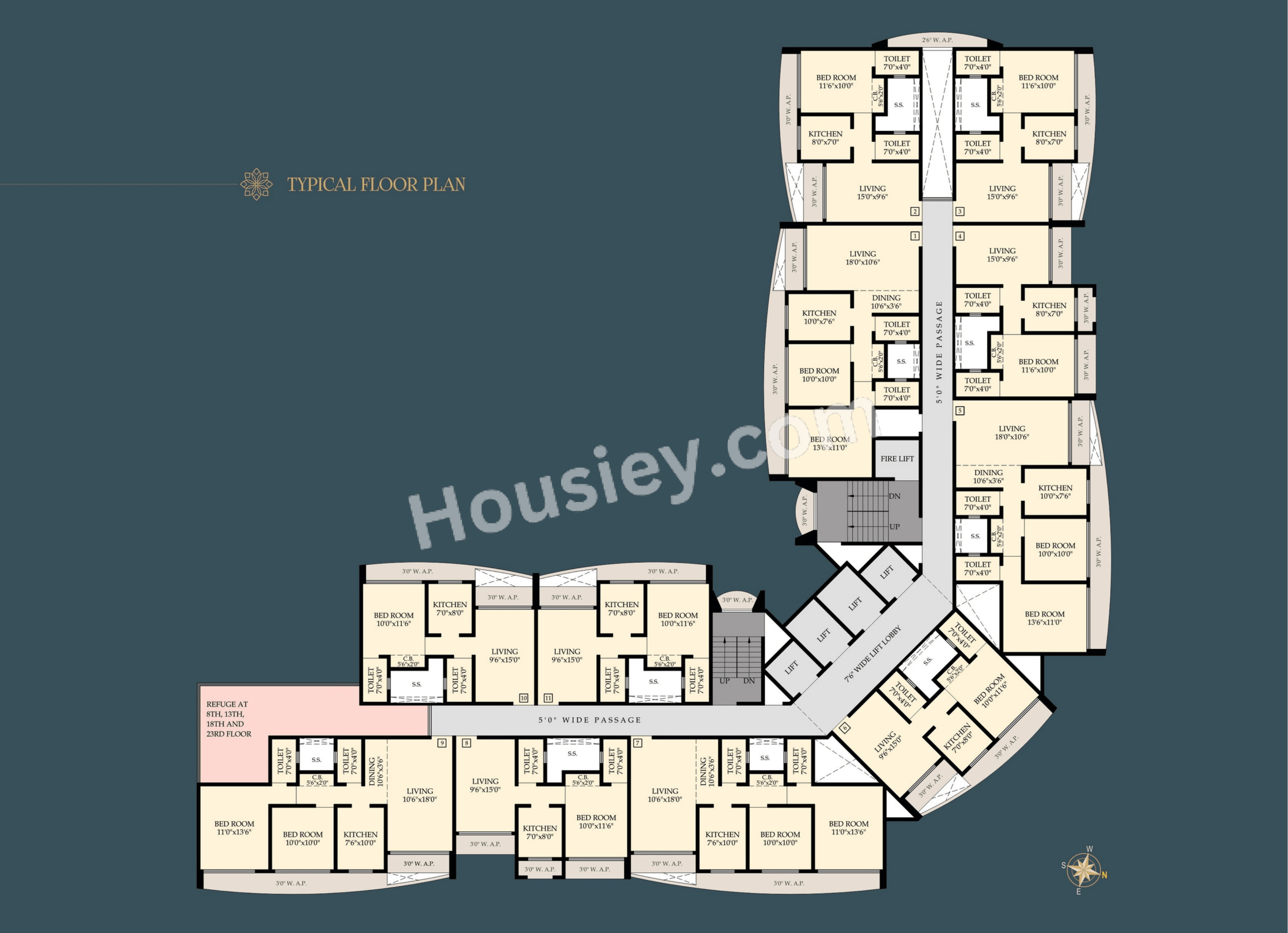 Seven Eleven Ayodhya Floor Plan