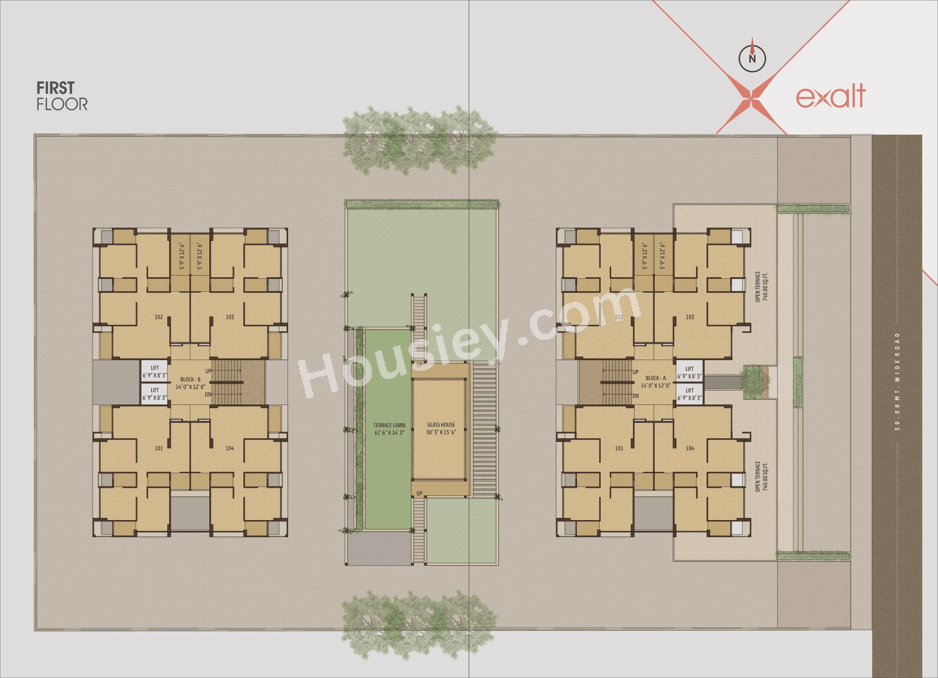 Shakti Exalt Floor plan 1