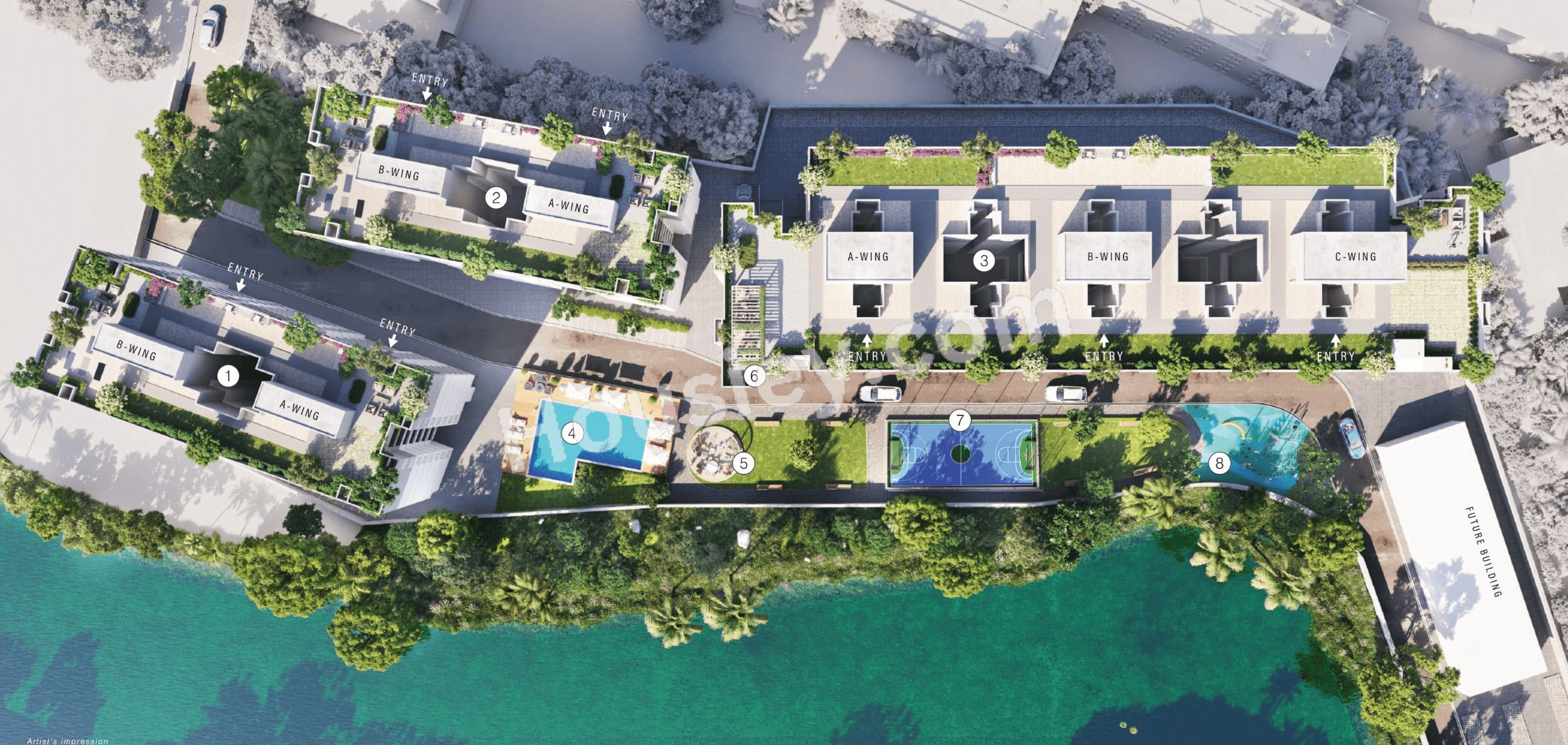 Shantee Flamingo Residency Master Plan