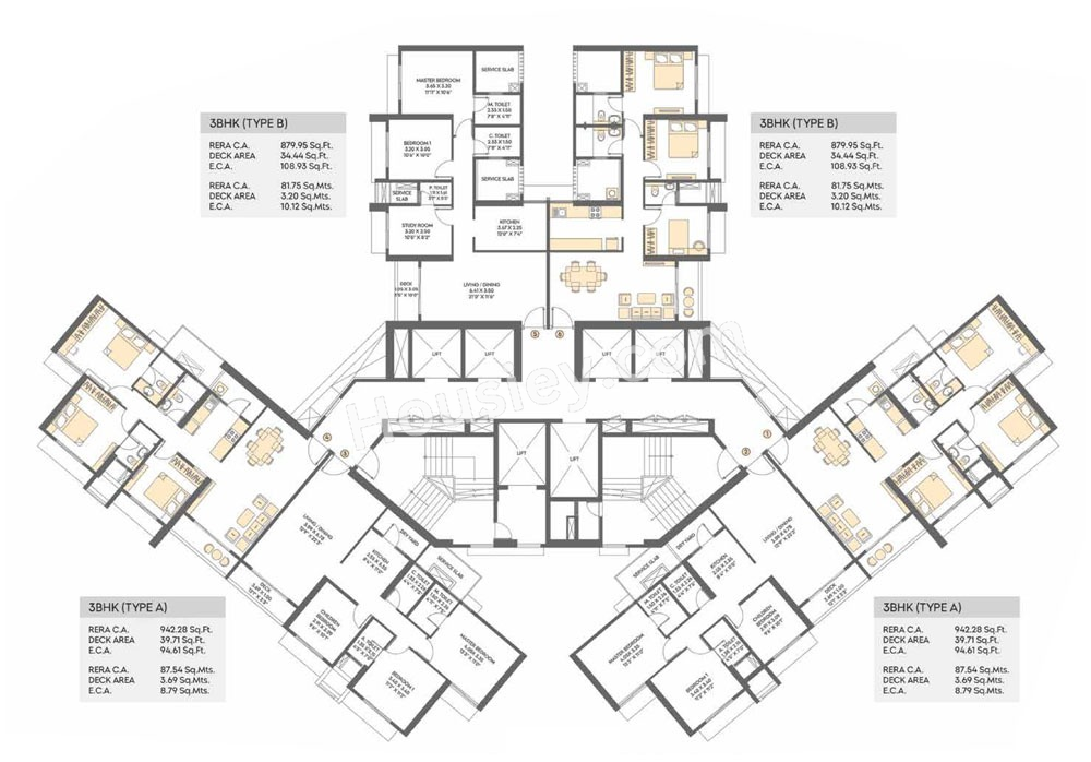 Shapoorji Sarova Aquila Floor plan 1
