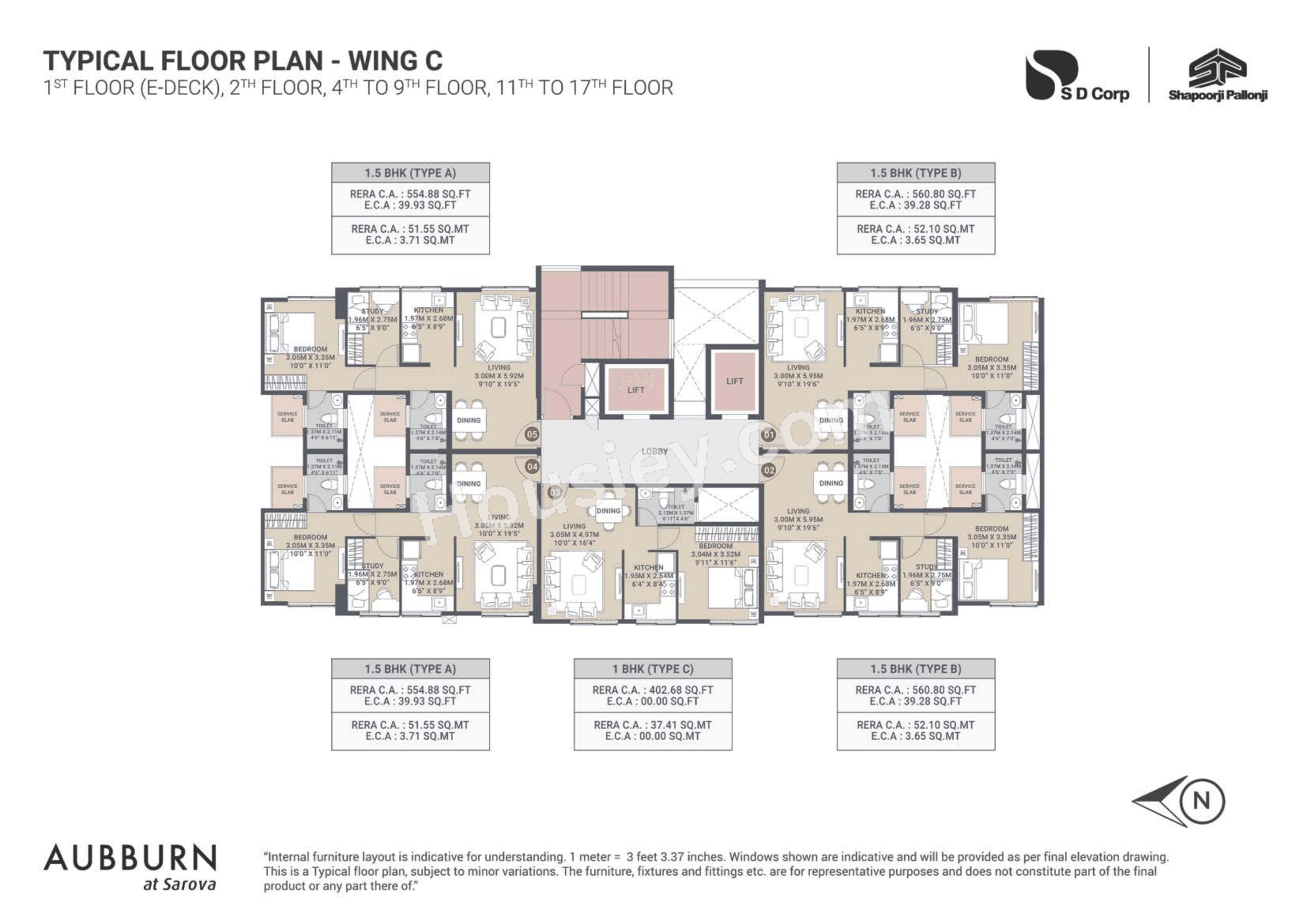 Shapoorji Sarova Aquila Floor plan 4