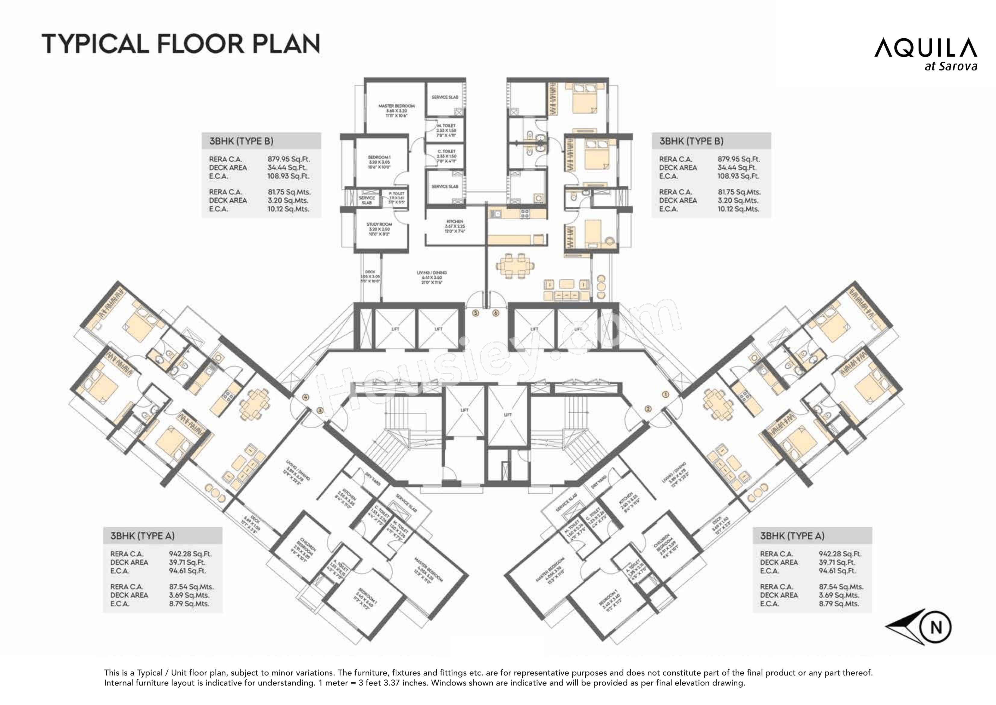 Shapoorji Sarova Aquila Floor plan 5