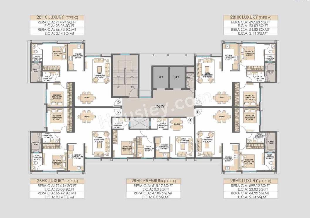 Shapoorji Sarova Siennaa Floor plan 3