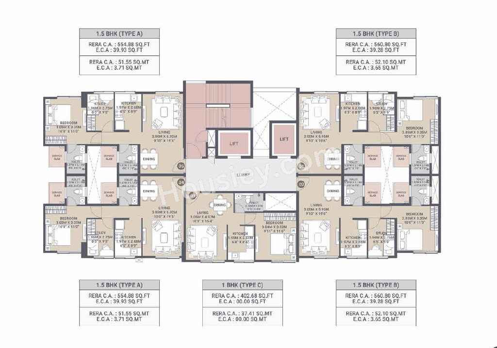 Shapoorji Sarova Siennaa Floor plan 4