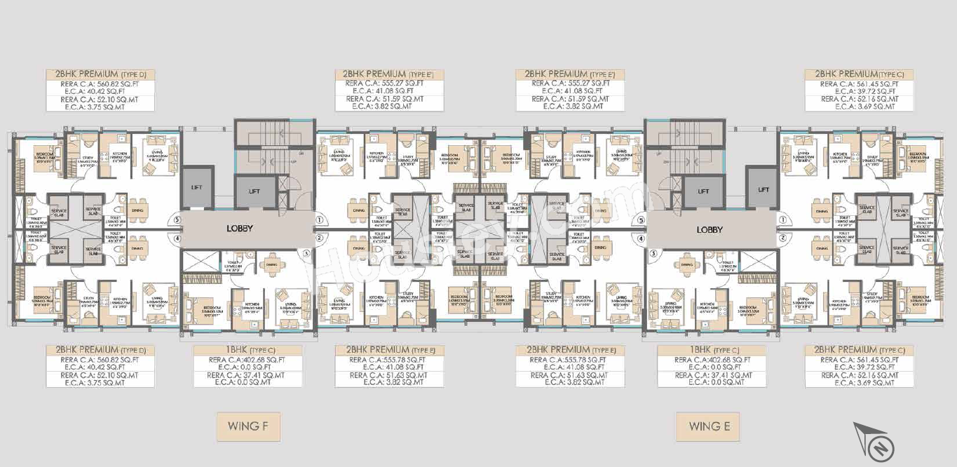 Shapoorji Sarova Siennaa Floor plan 6