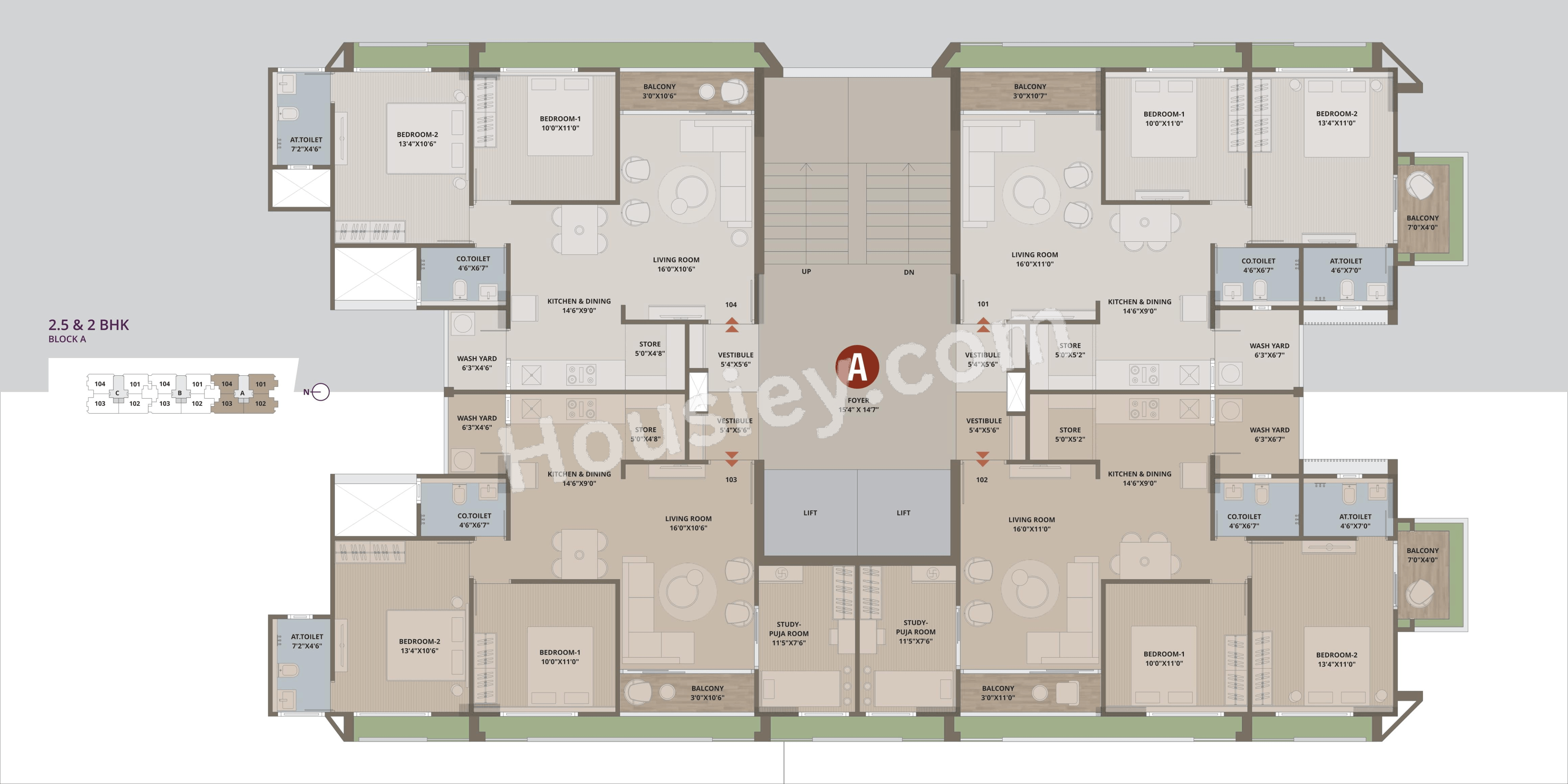 Sheladia Trinary Floor plan 1