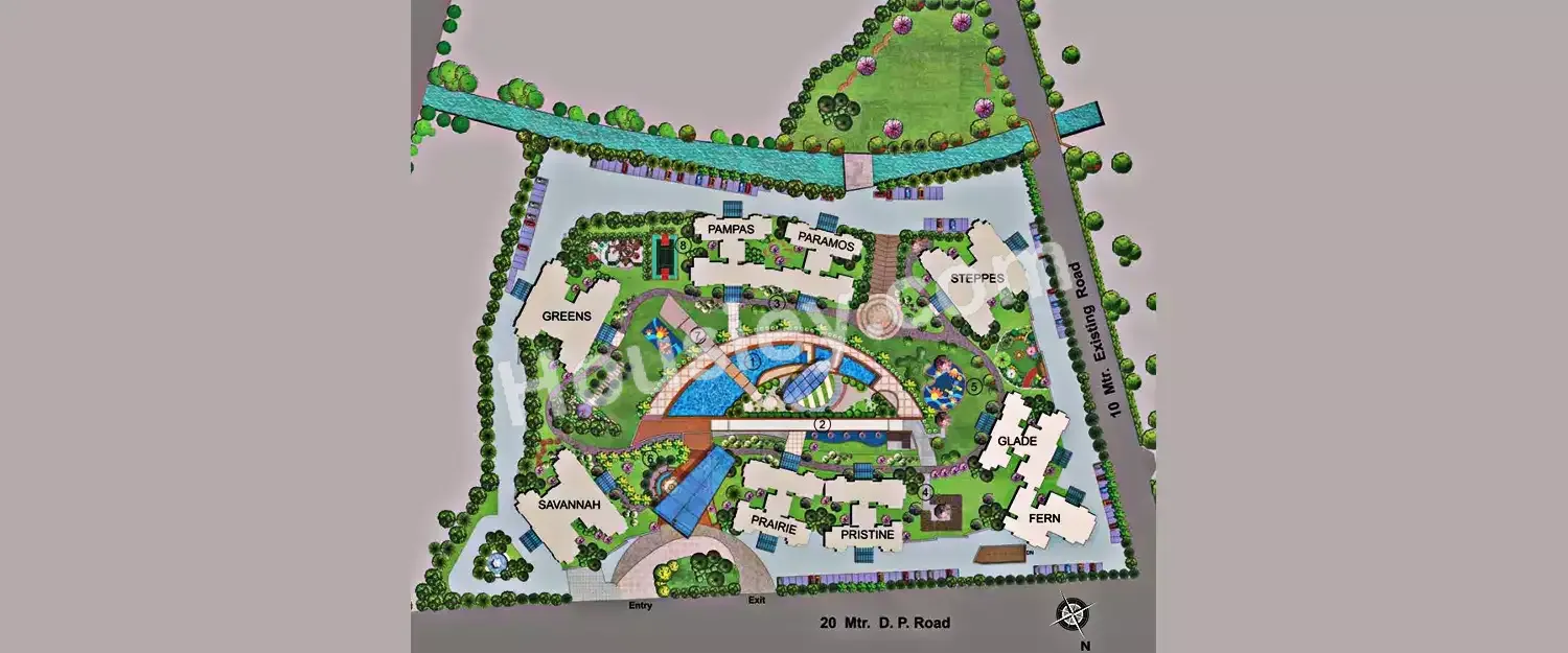 Sheth Vasant Lawns Floor plan 1