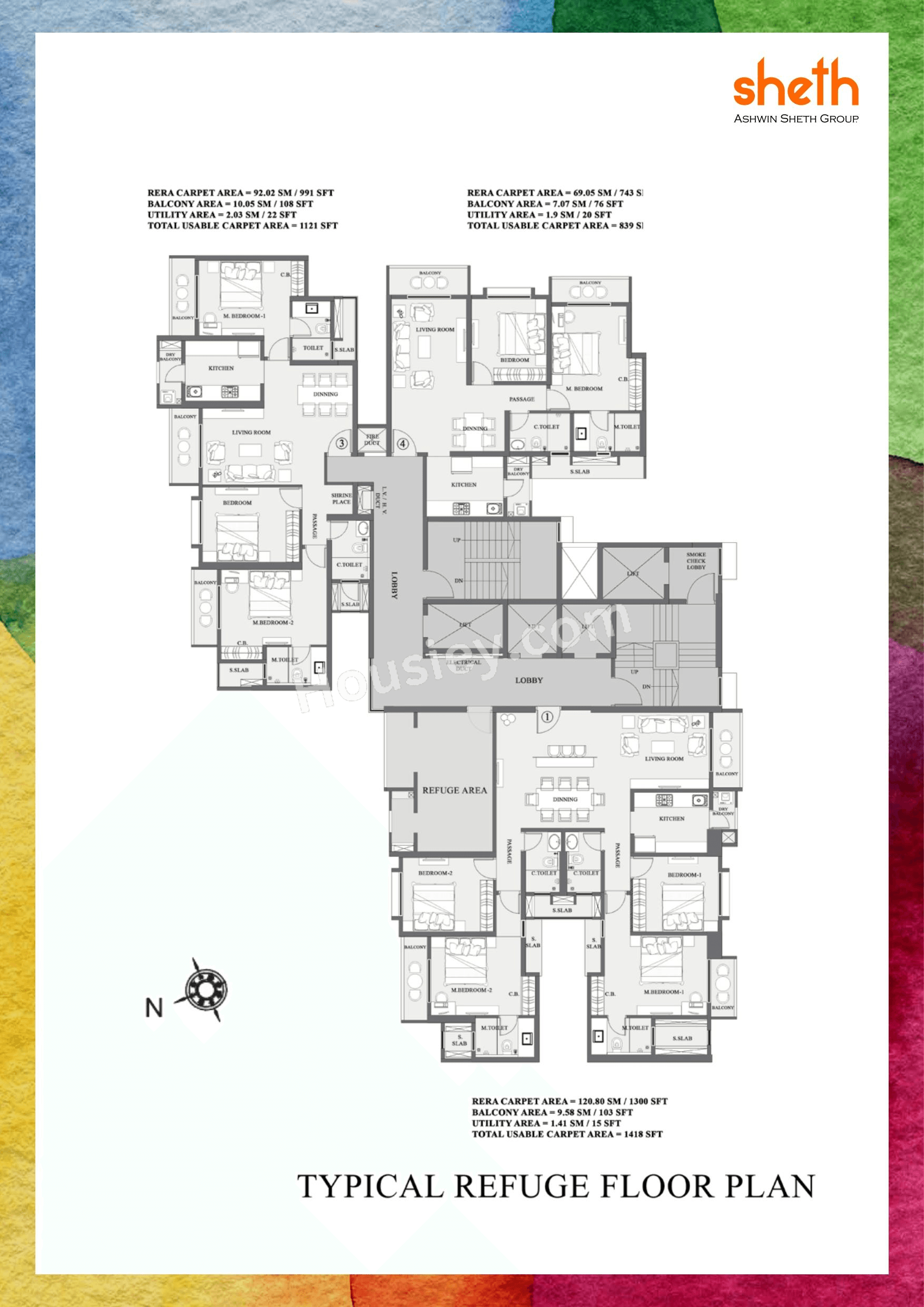 Sheth Vasant Lawns Floor plan 3
