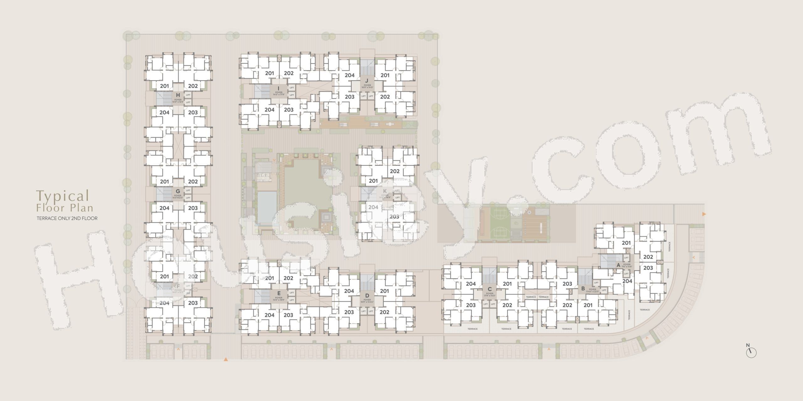 Shilp Serene Floor plan 2