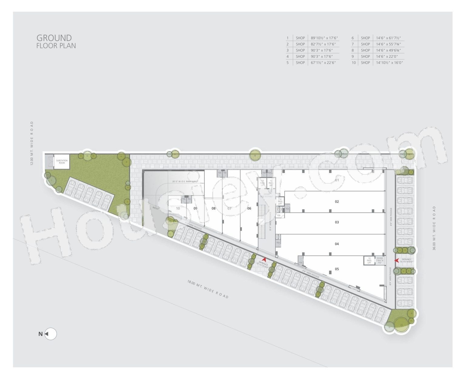 Shilp Serene Floor plan 1