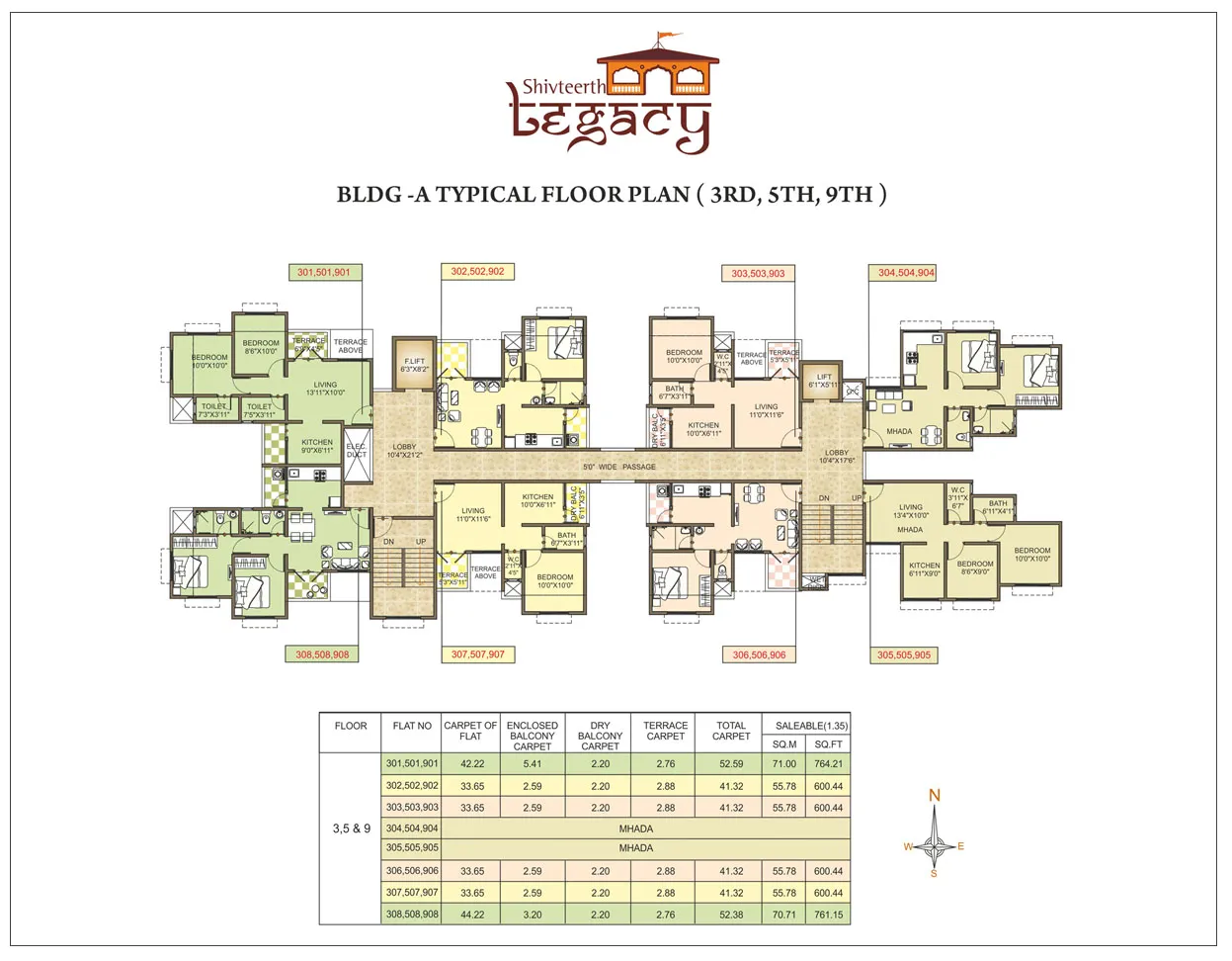 Shivteerth Legacy Floor plan 3