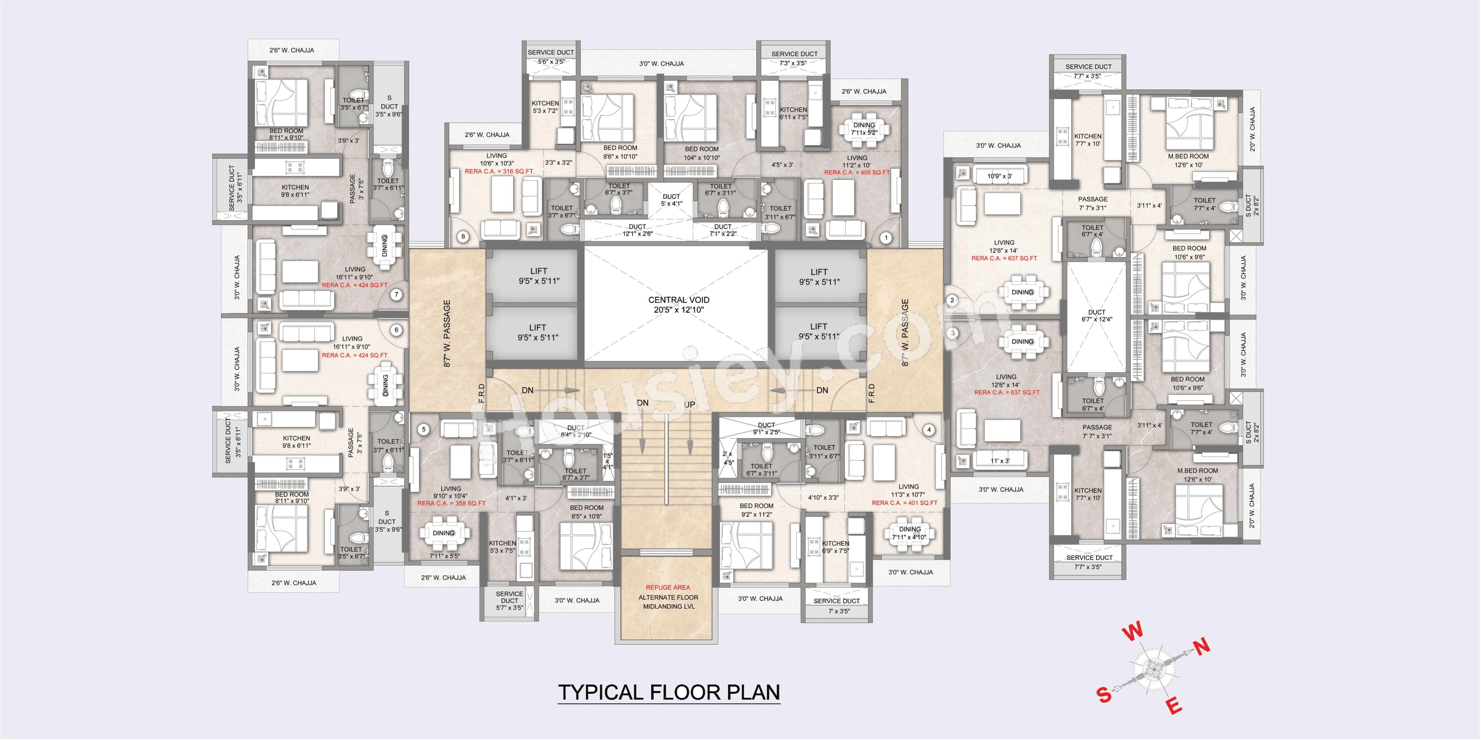 Shraddha Priva Floor Plan