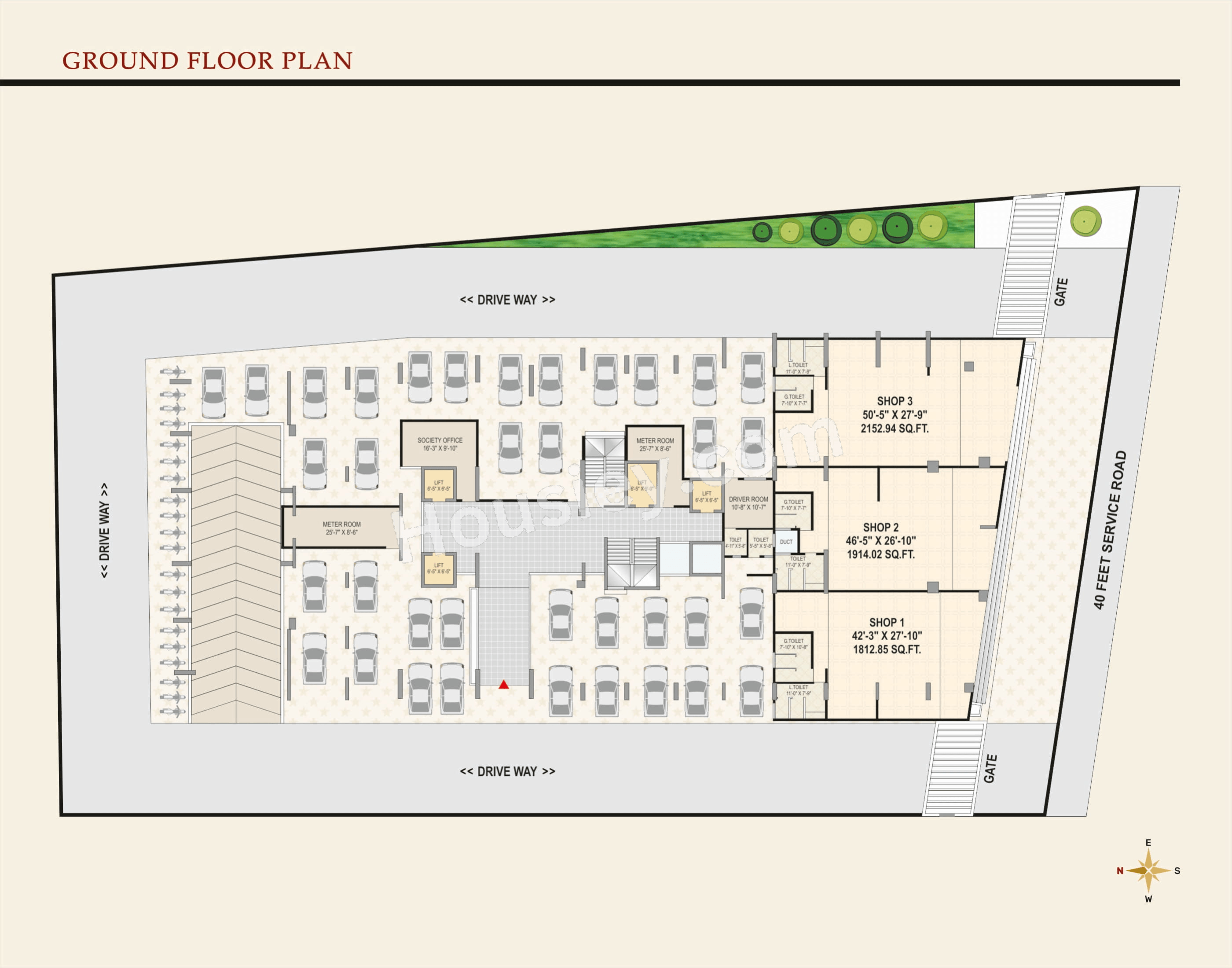 Shubh Serenity Floor plan 1