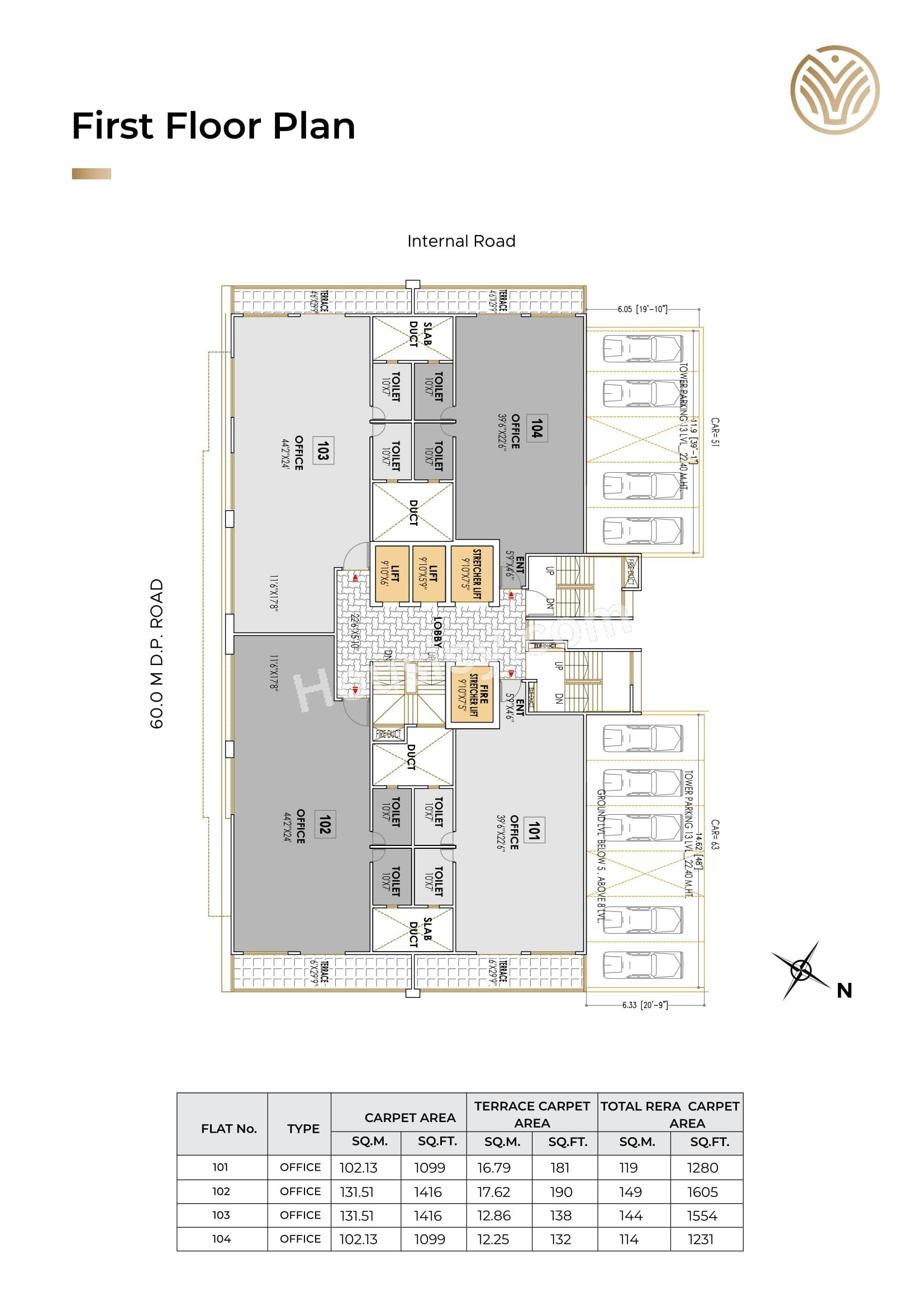 Shubham River Vista Floor plan 1