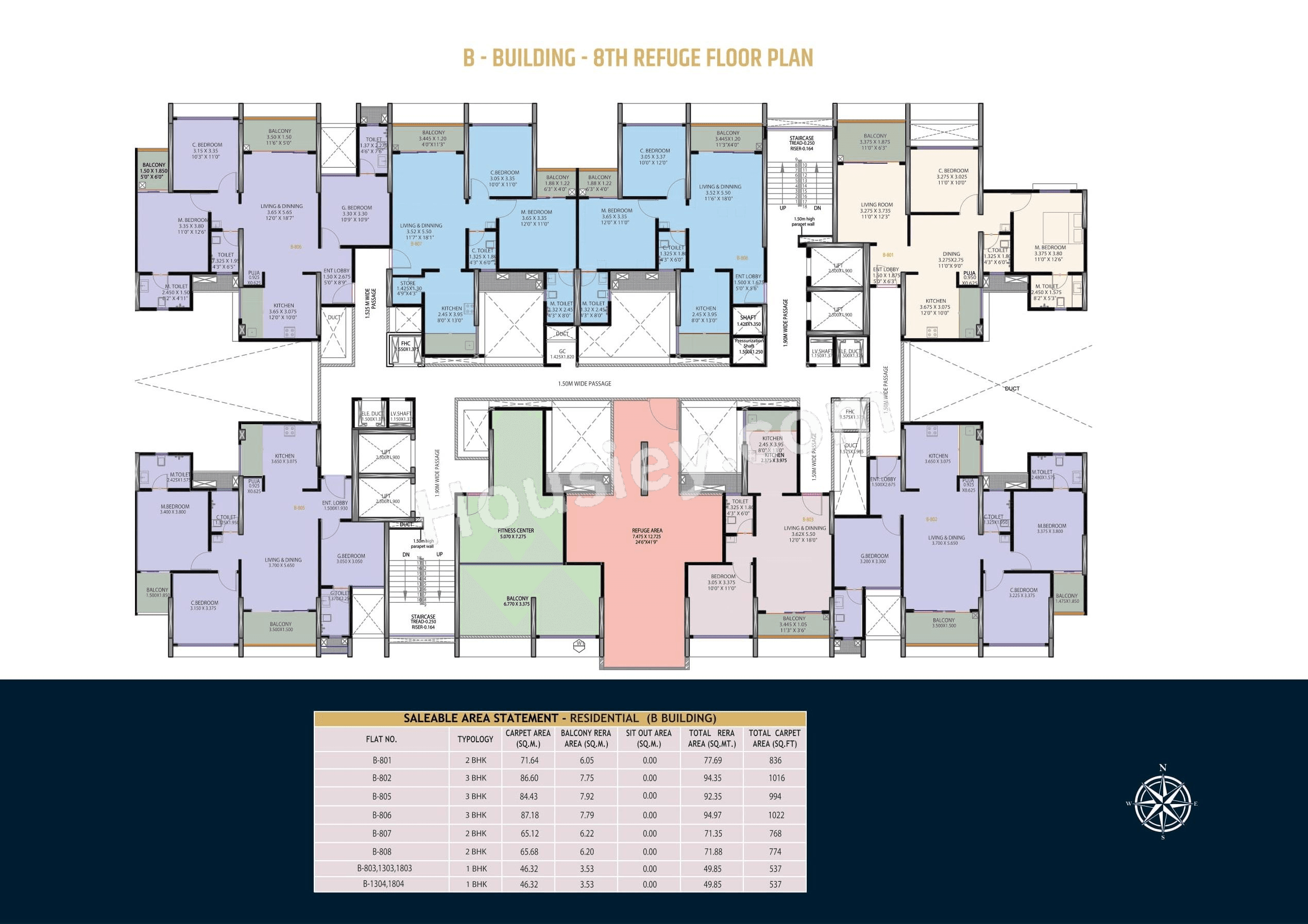 Shubhlaxmi Meriton Heights Floor plan 7
