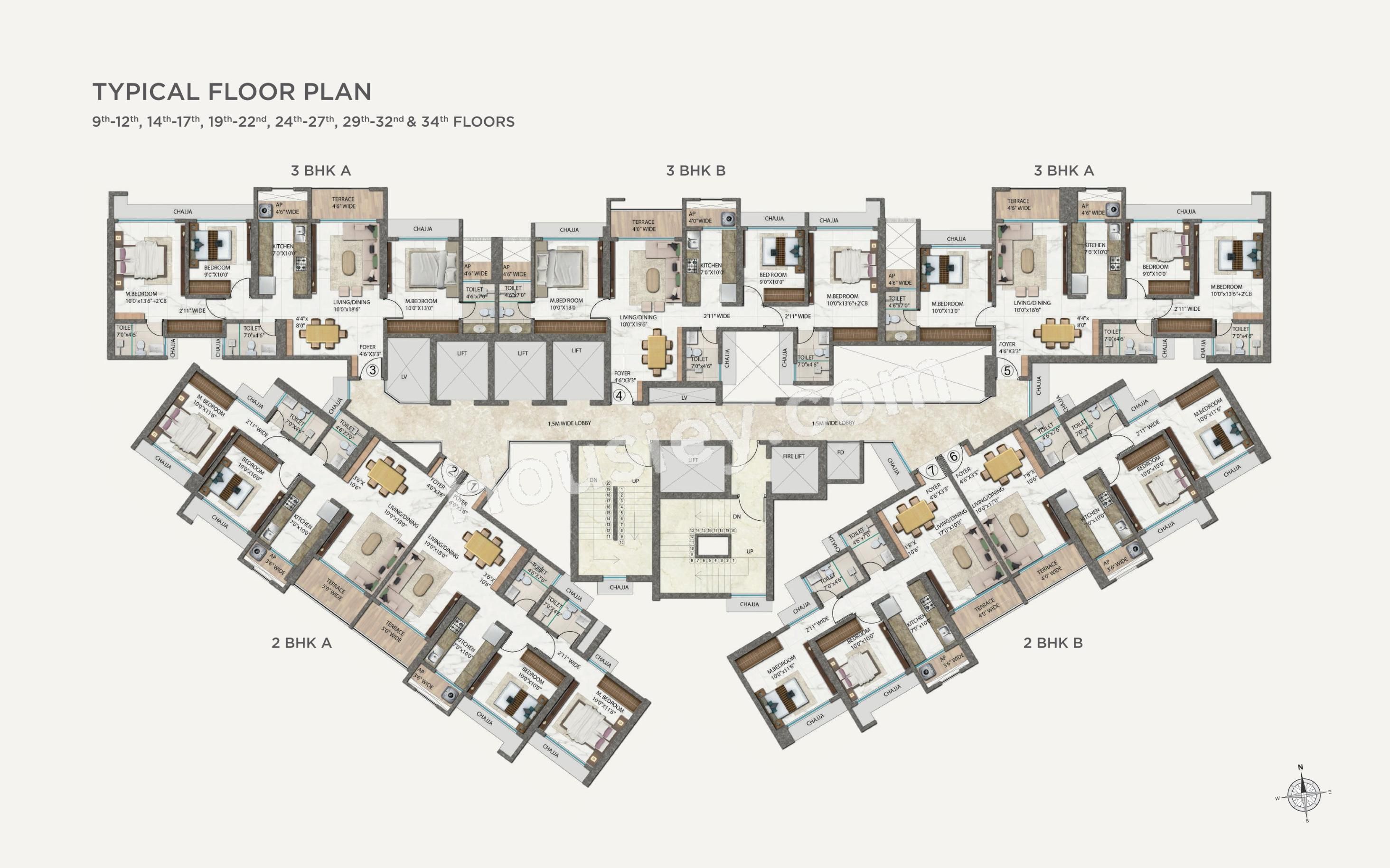 Siddhi Rainbow Life Floor plan 2