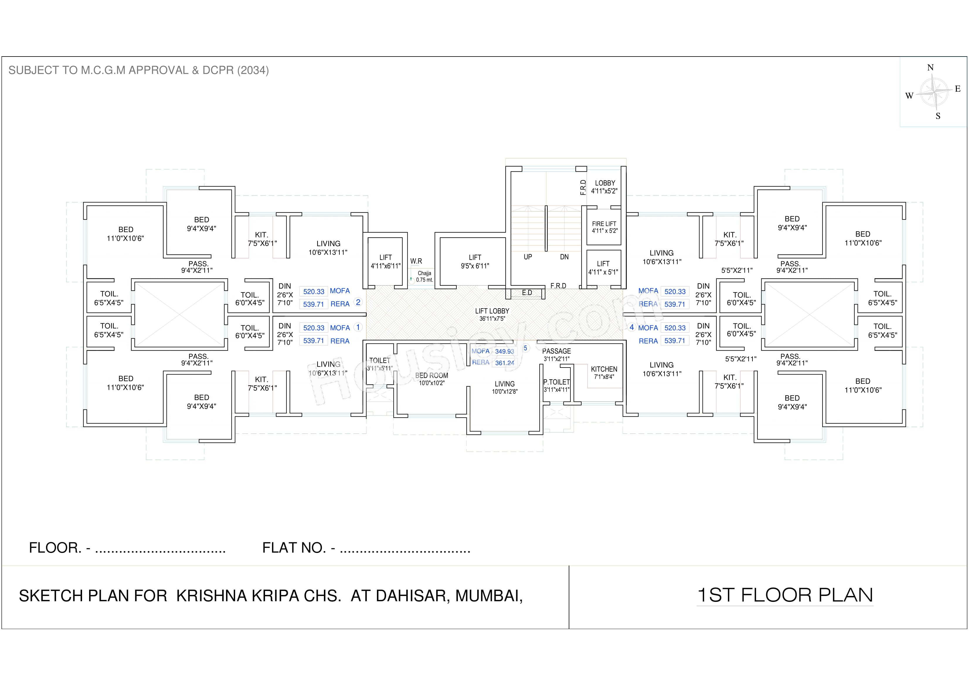 Skyla Krishna Kripa Floor plan 1