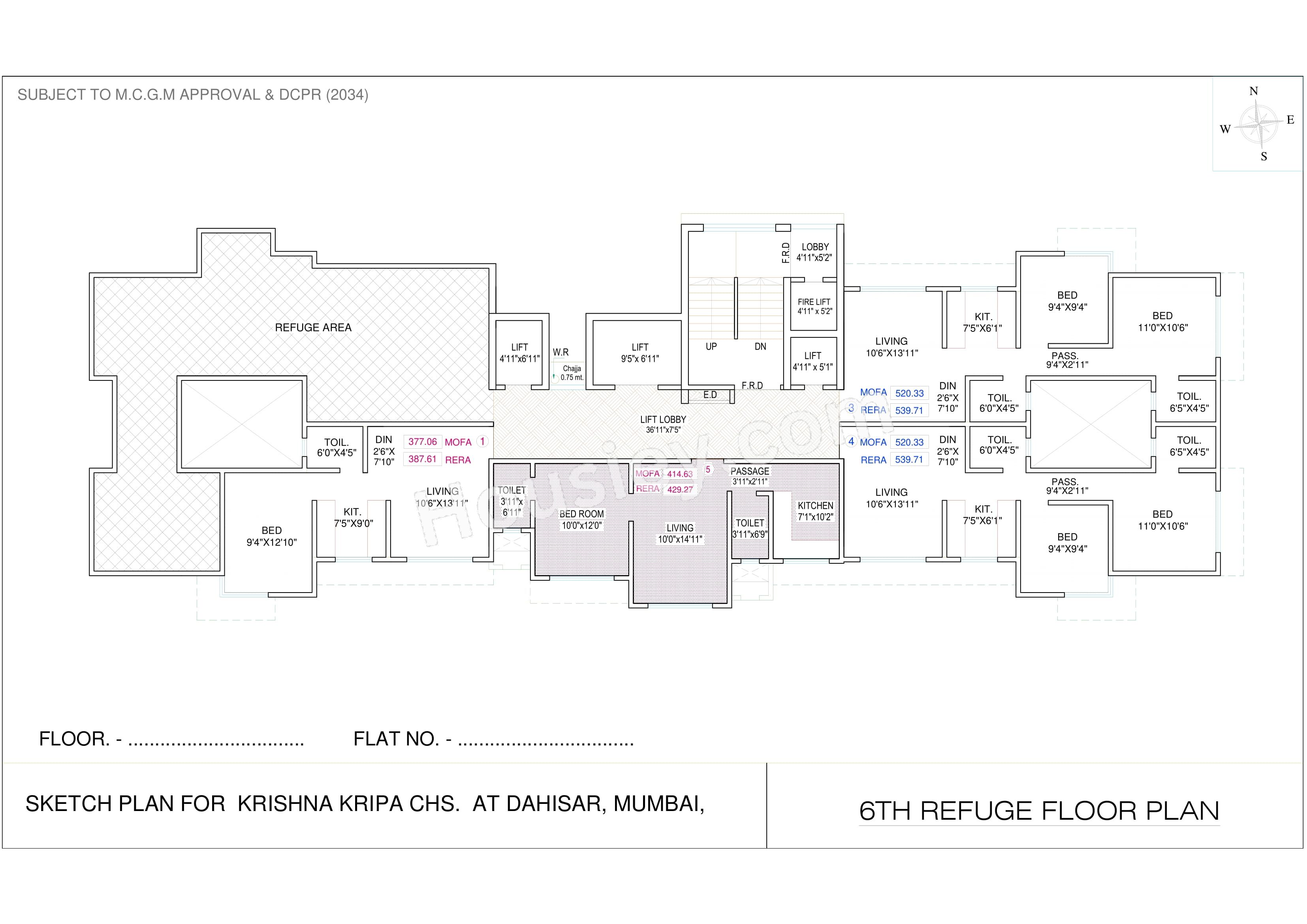 Skyla Krishna Kripa Floor plan 4
