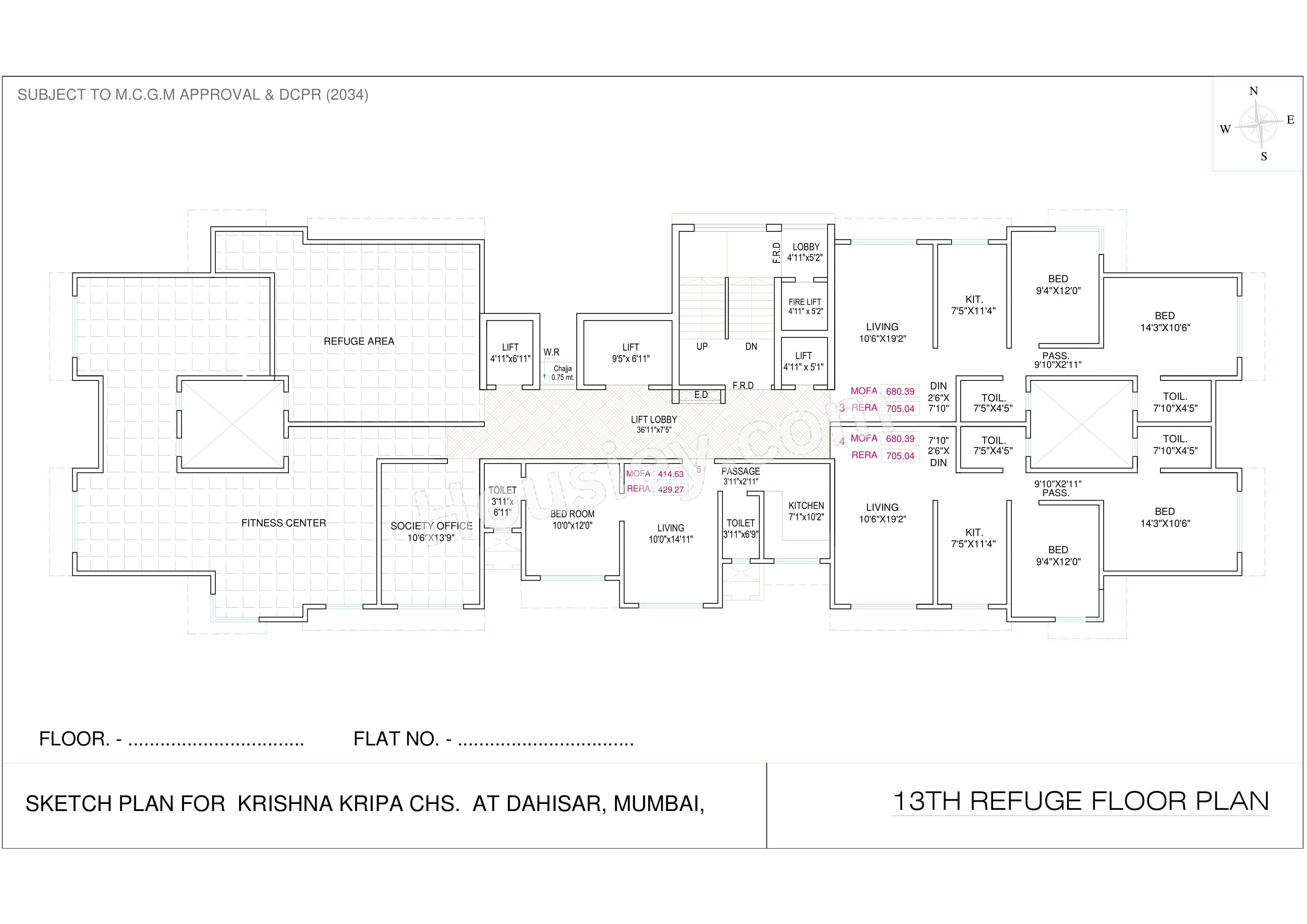 Skyla Krishna Kripa Floor plan 5