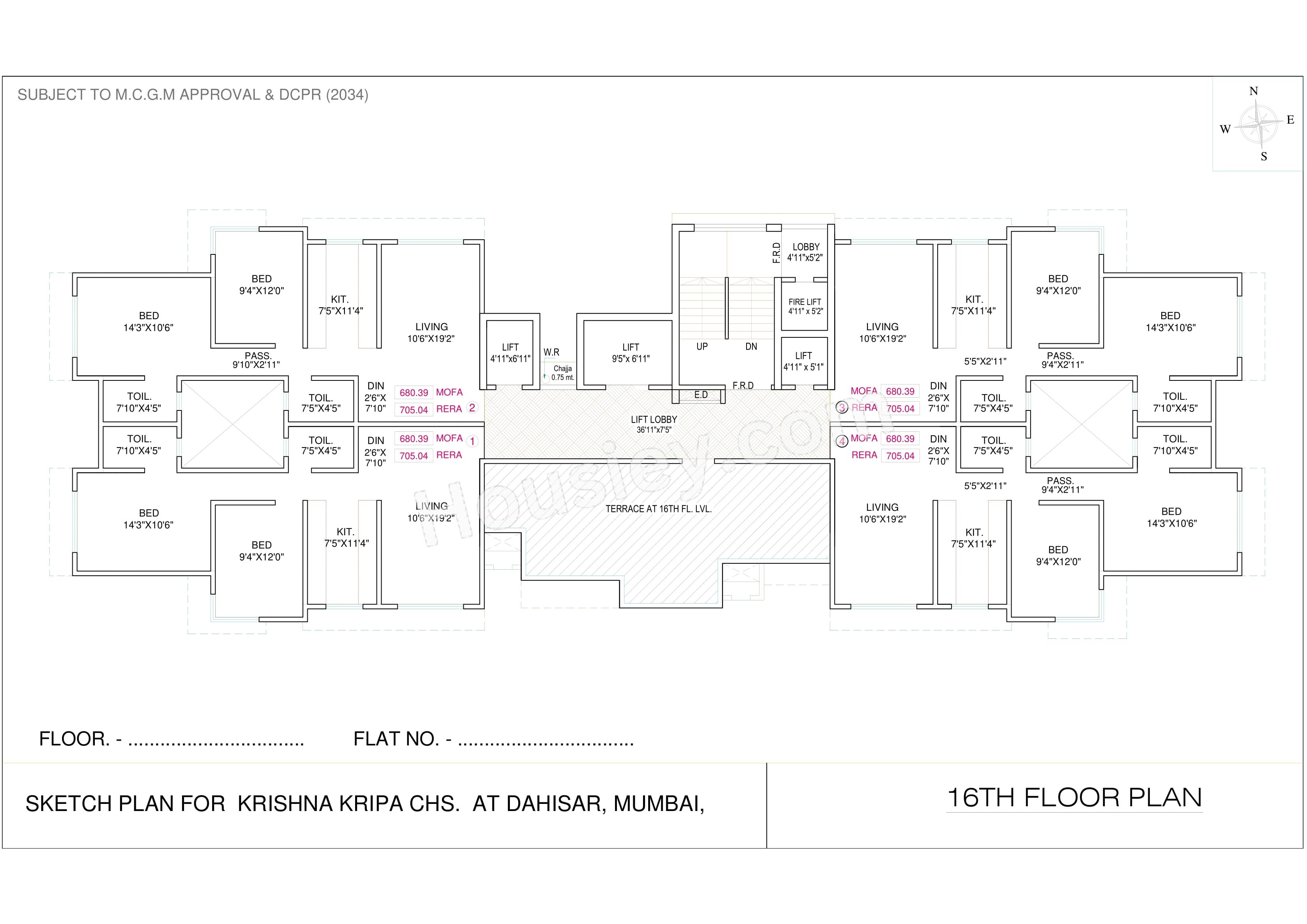 Skyla Krishna Kripa Floor plan 7