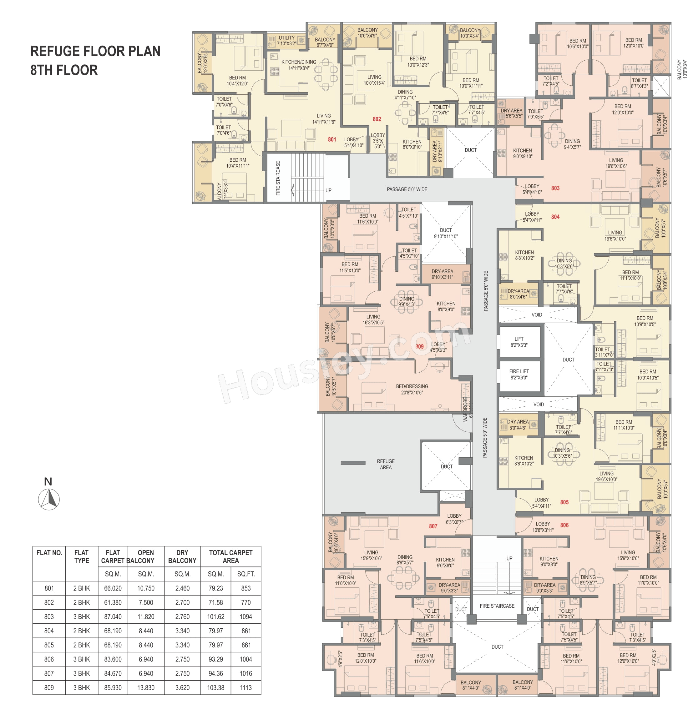 Skyrise Skyscape Floor plan 1