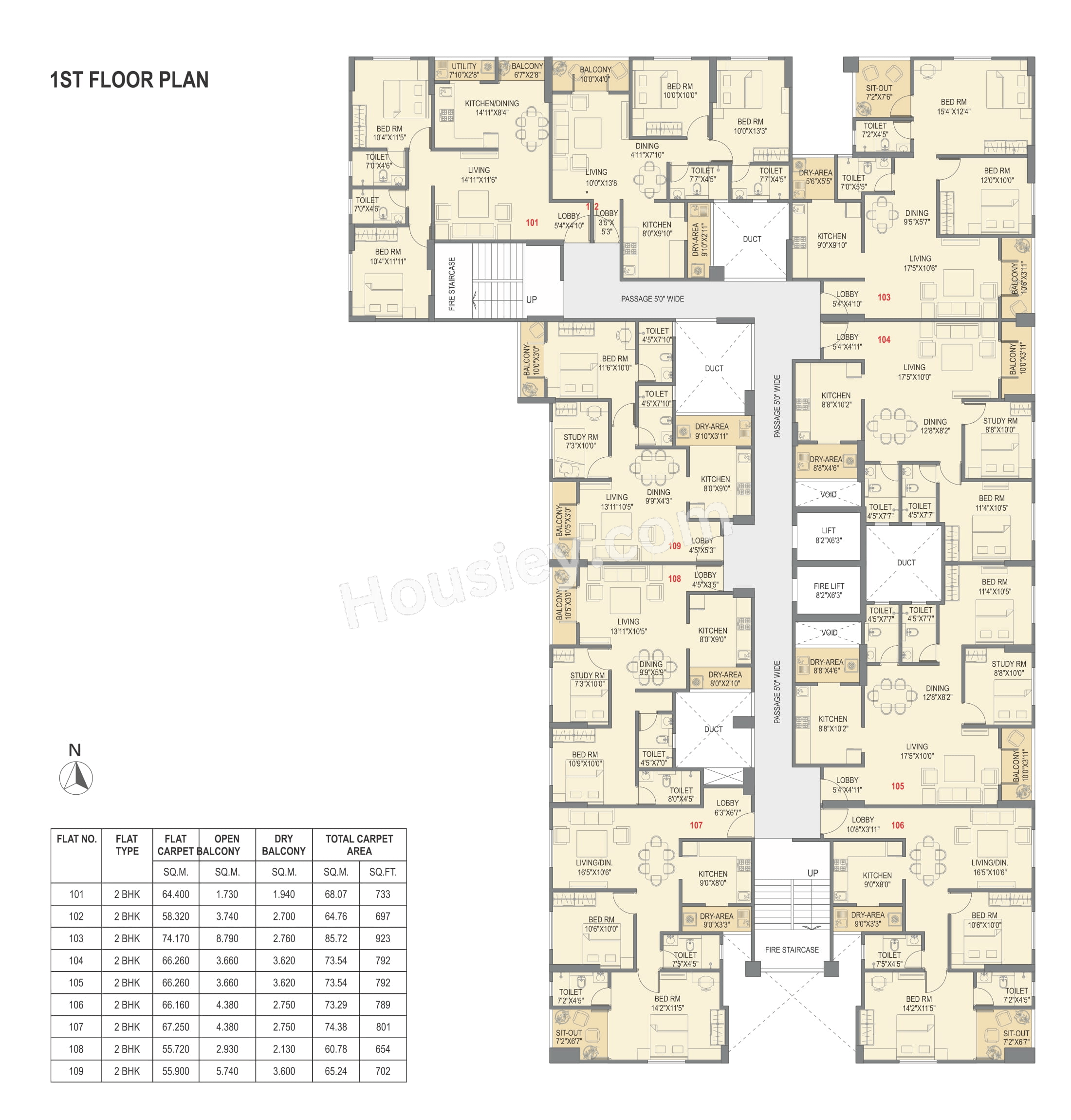 Skyrise Skyscape Floor plan 2