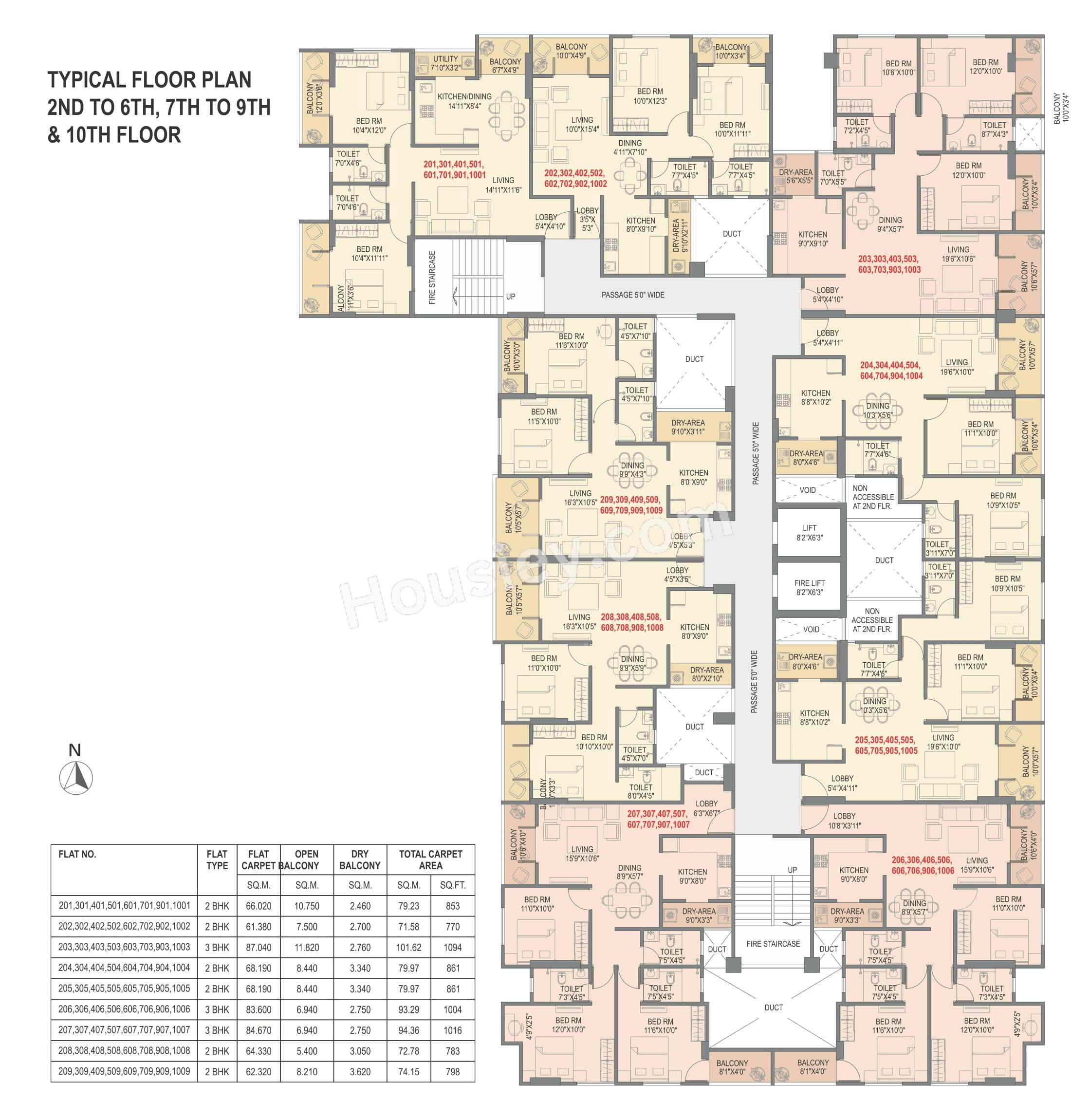 Skyrise Skyscape Floor plan 3