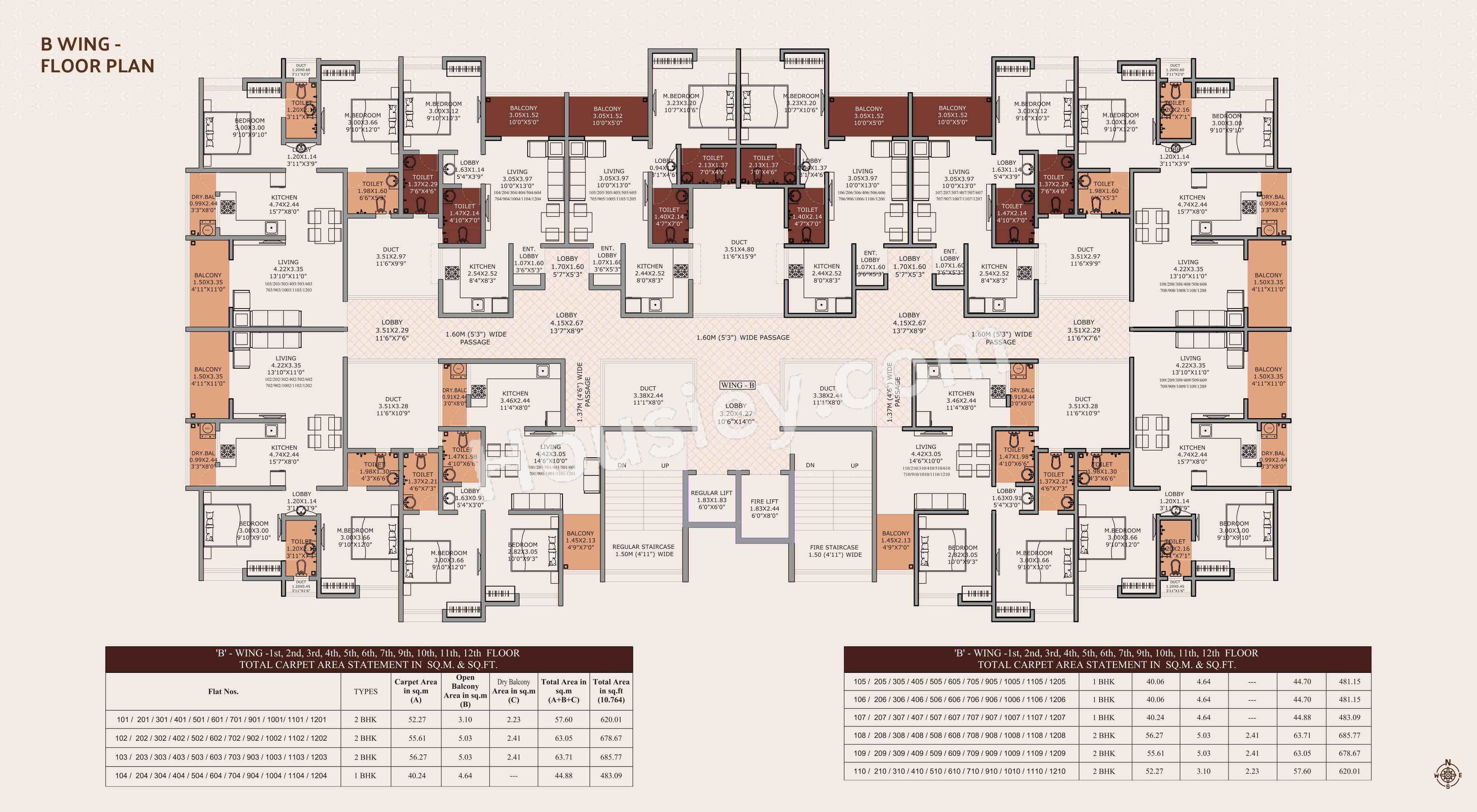 Sneha Kohinoor Floor plan 1