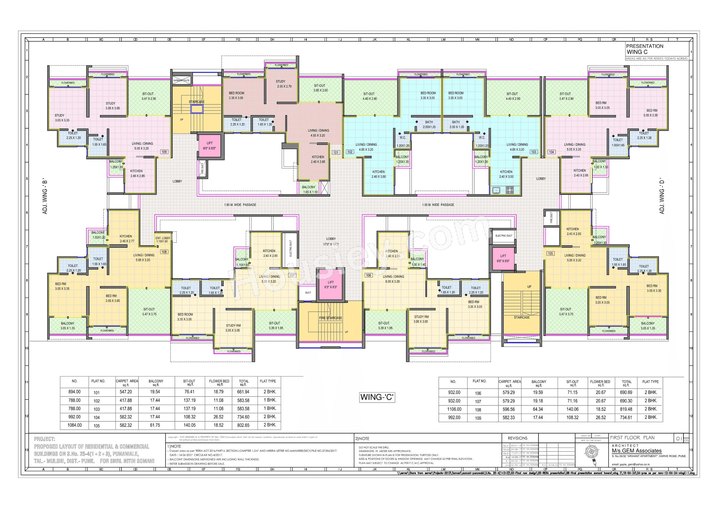 Somani Towers Floor plan 1
