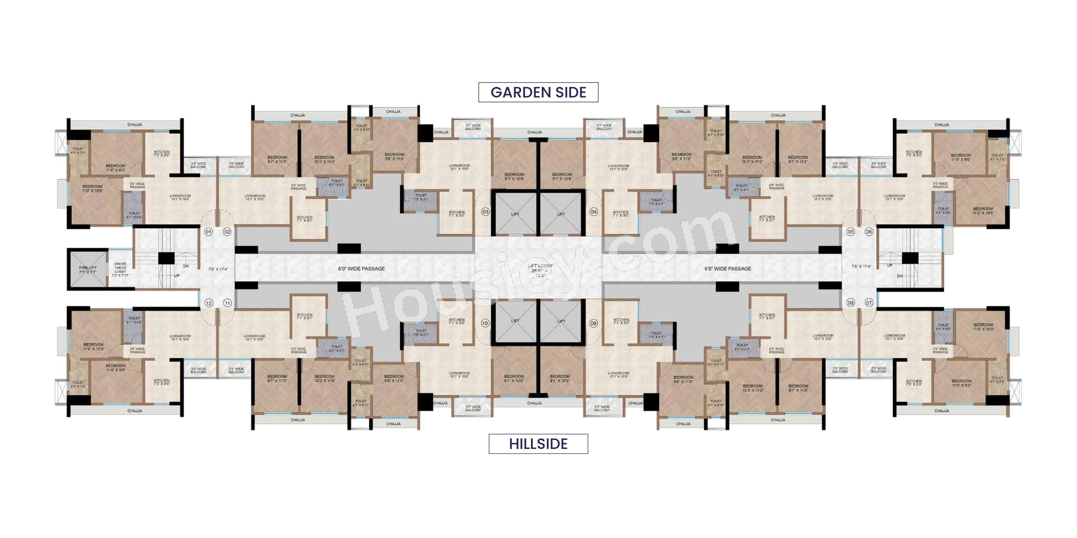 Squarefeet Maha Mauka Floor plan 2