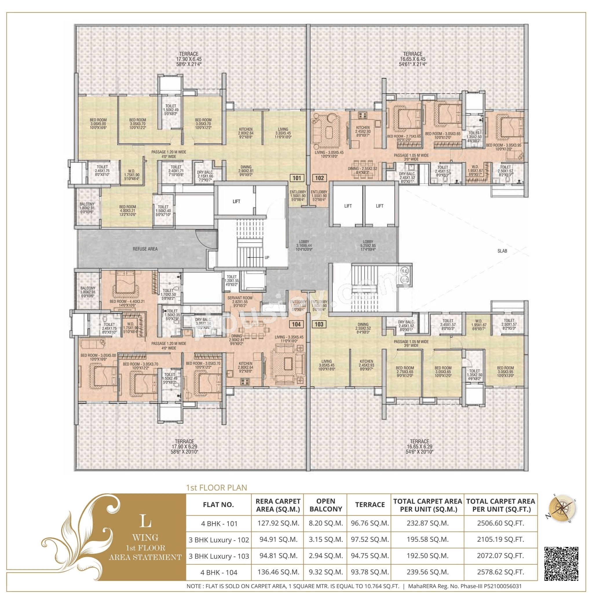 Sukhwani Agarwal Empire Square Floor plan 4