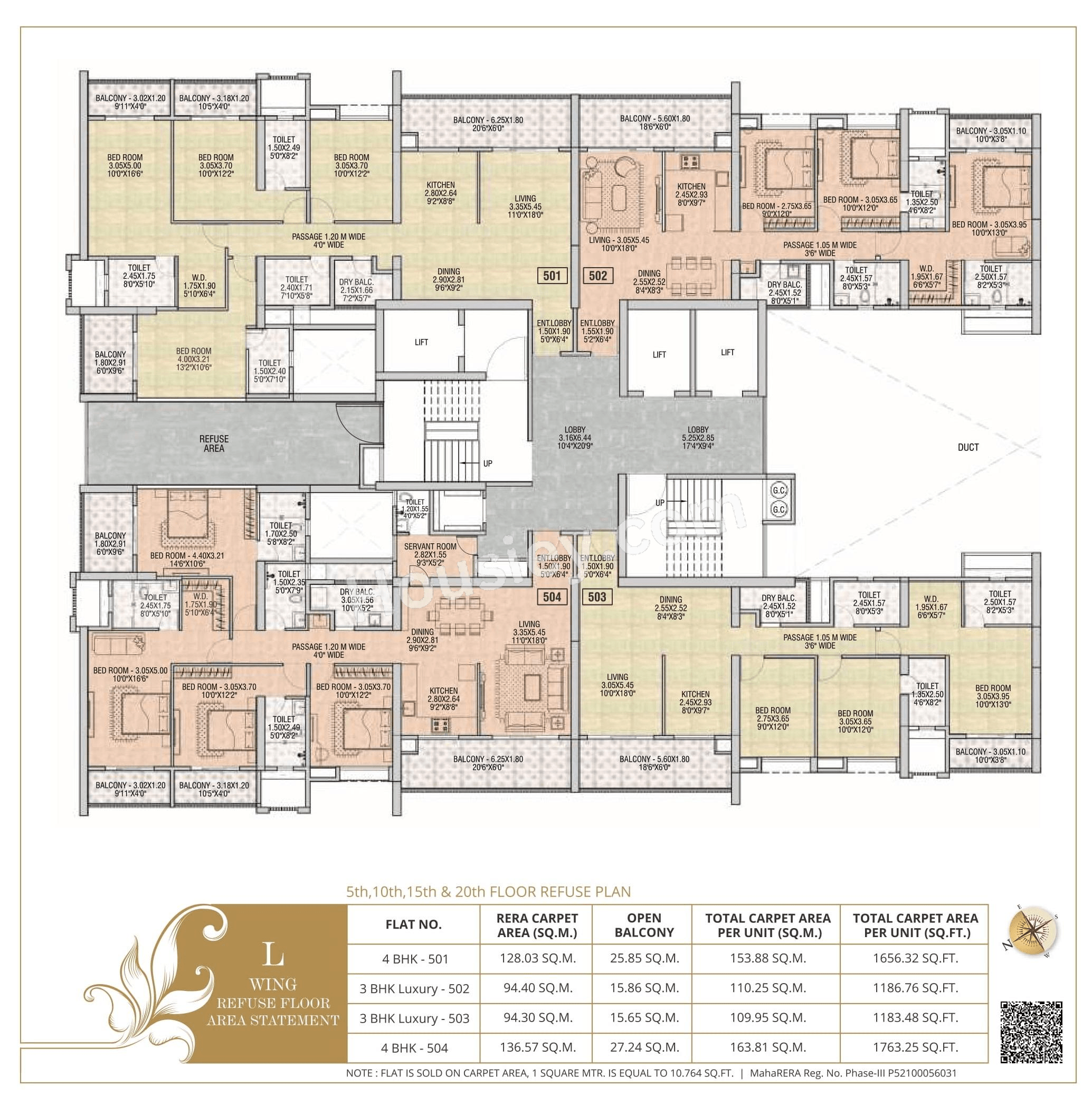 Sukhwani Agarwal Empire Square Floor plan 6
