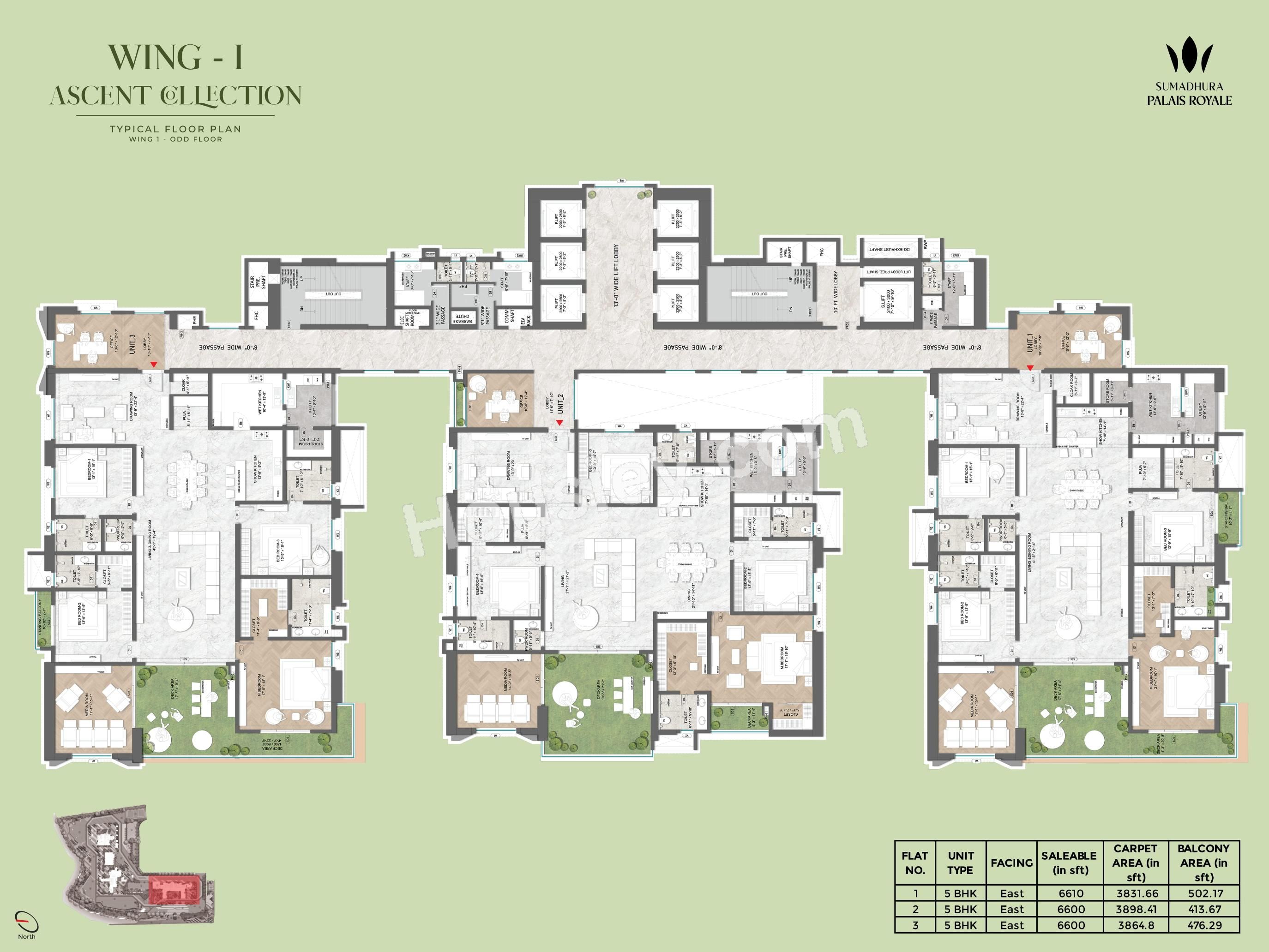 Sumadhura Palais Royale Floor plan 2