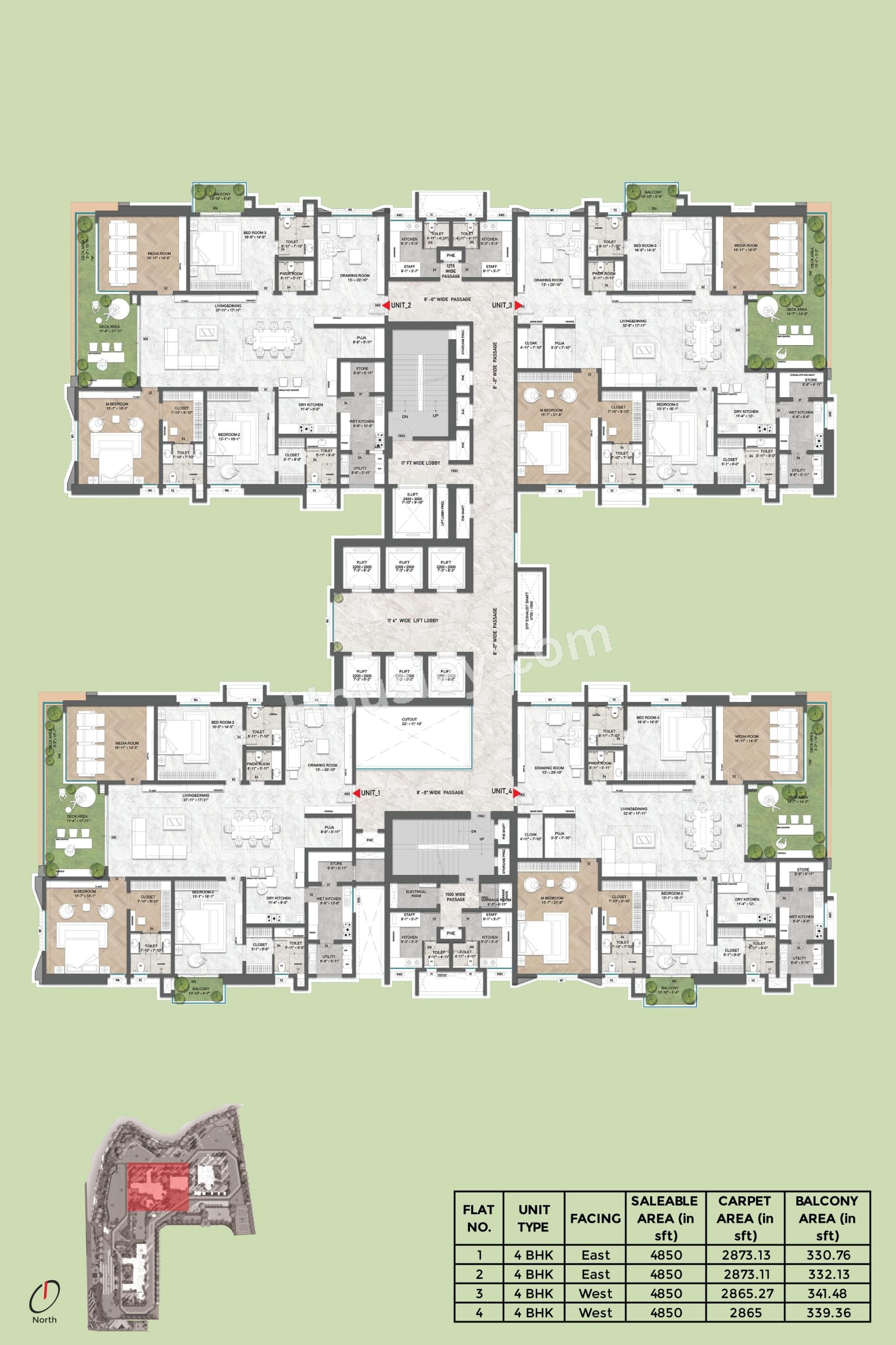 Sumadhura Palais Royale Floor plan 3