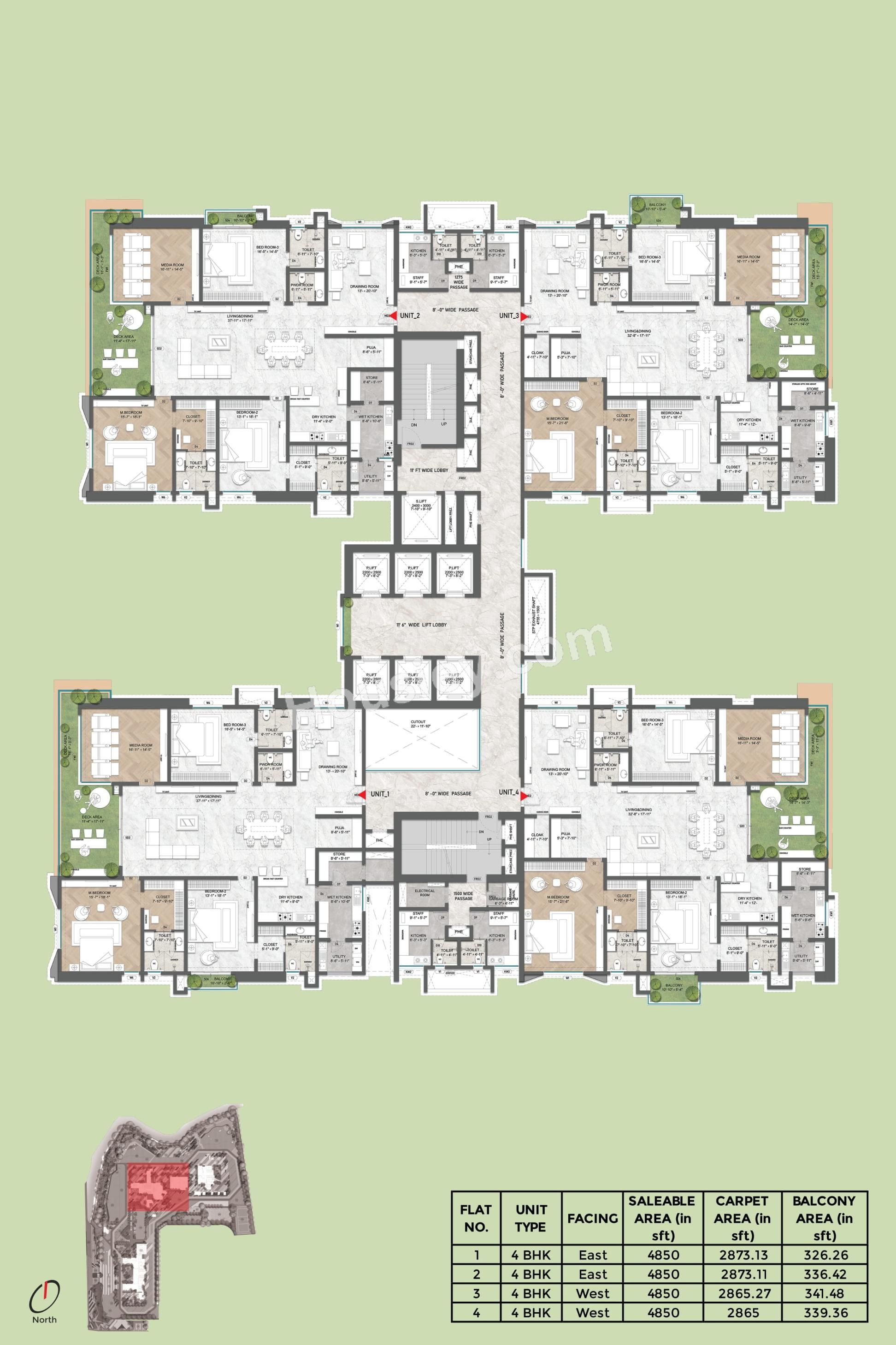 Sumadhura Palais Royale Floor plan 4