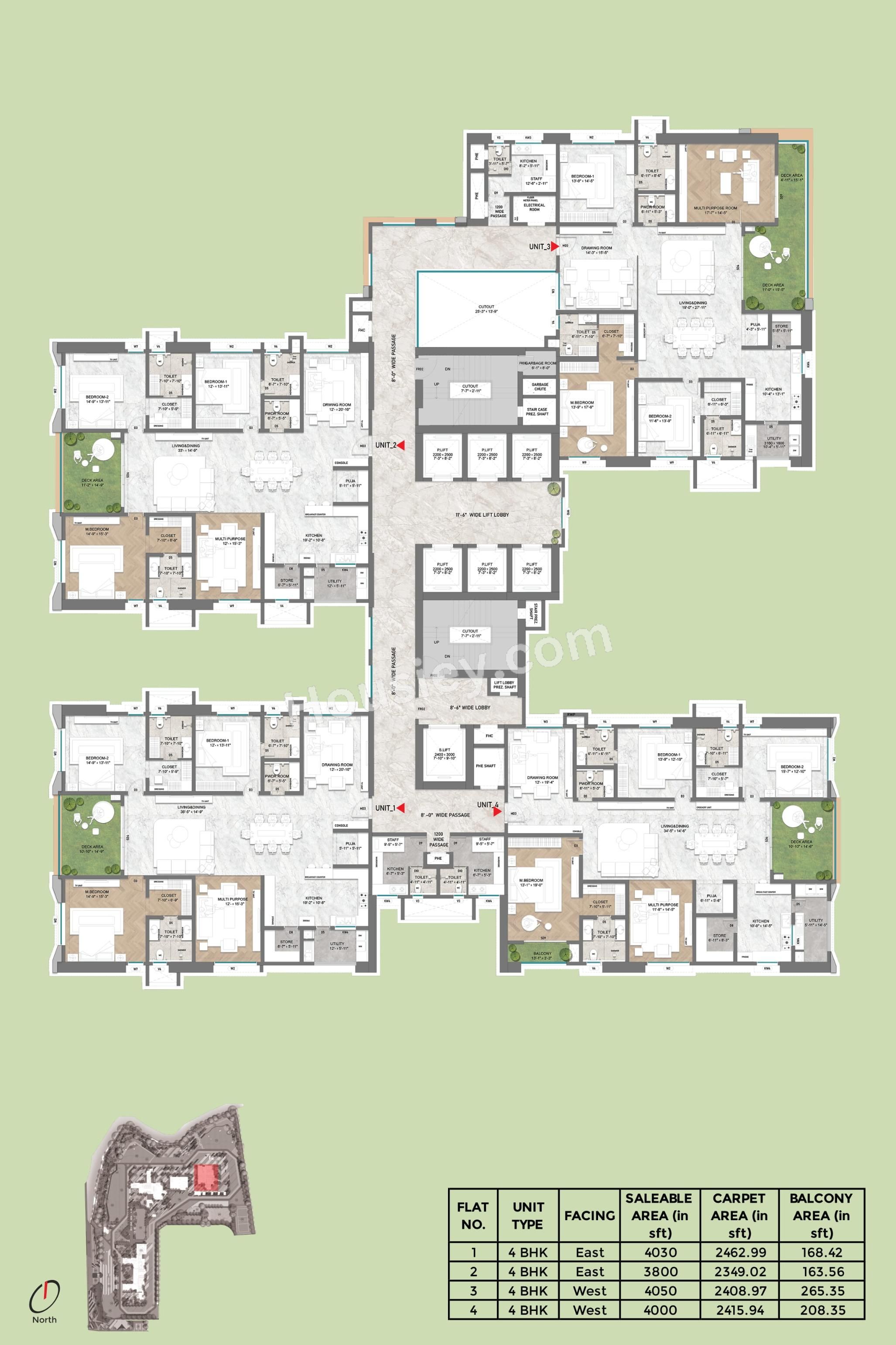 Sumadhura Palais Royale Floor plan 5