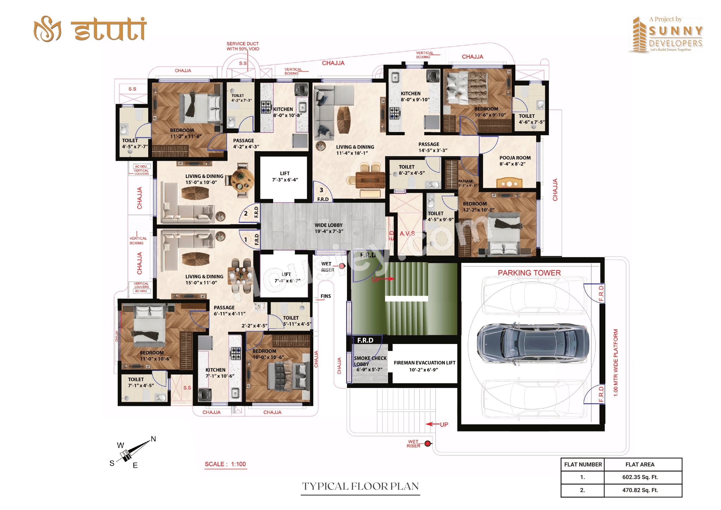 Sunny Stuti Floor Plan
