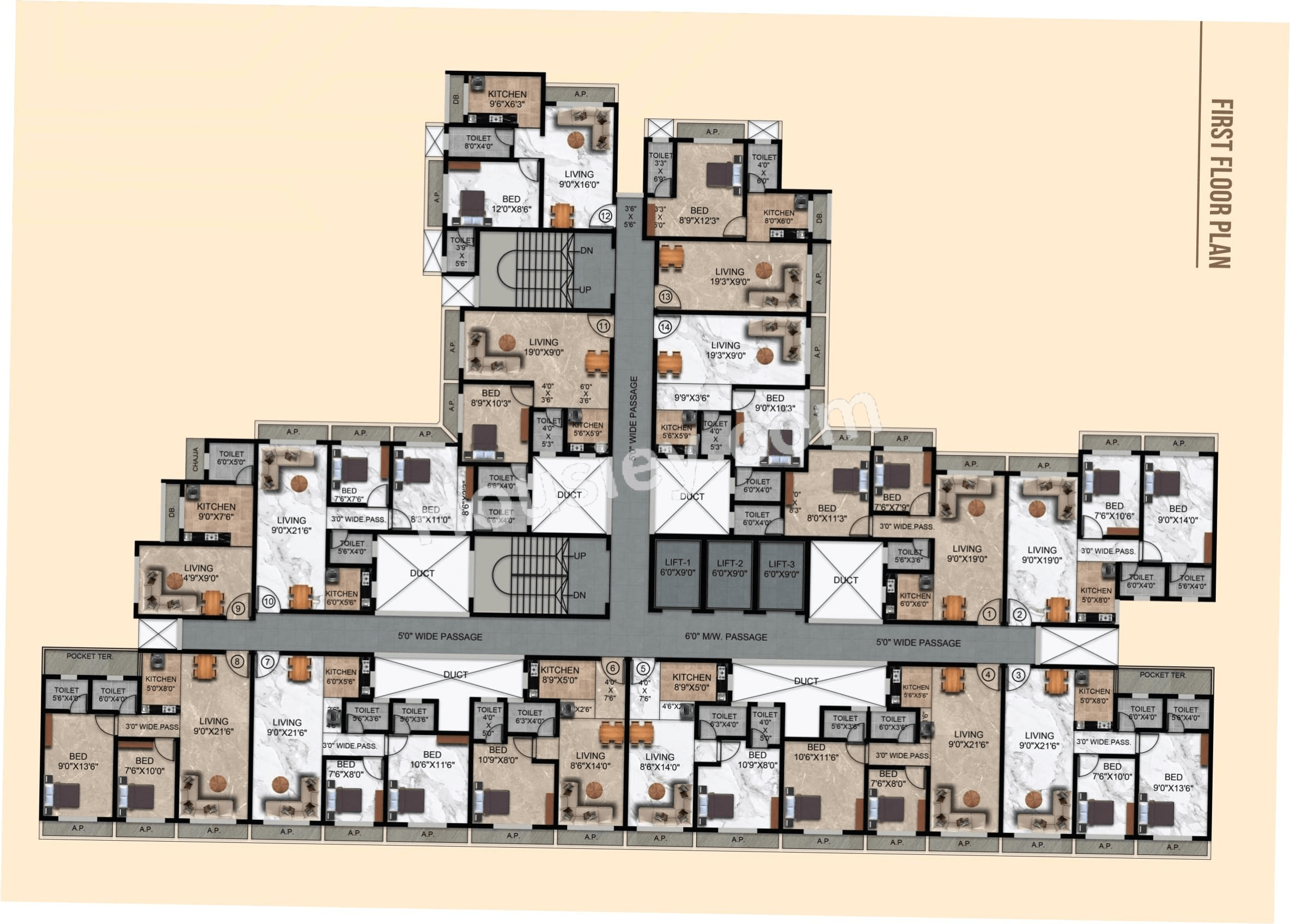 Sunshine Green Park Floor plan 2