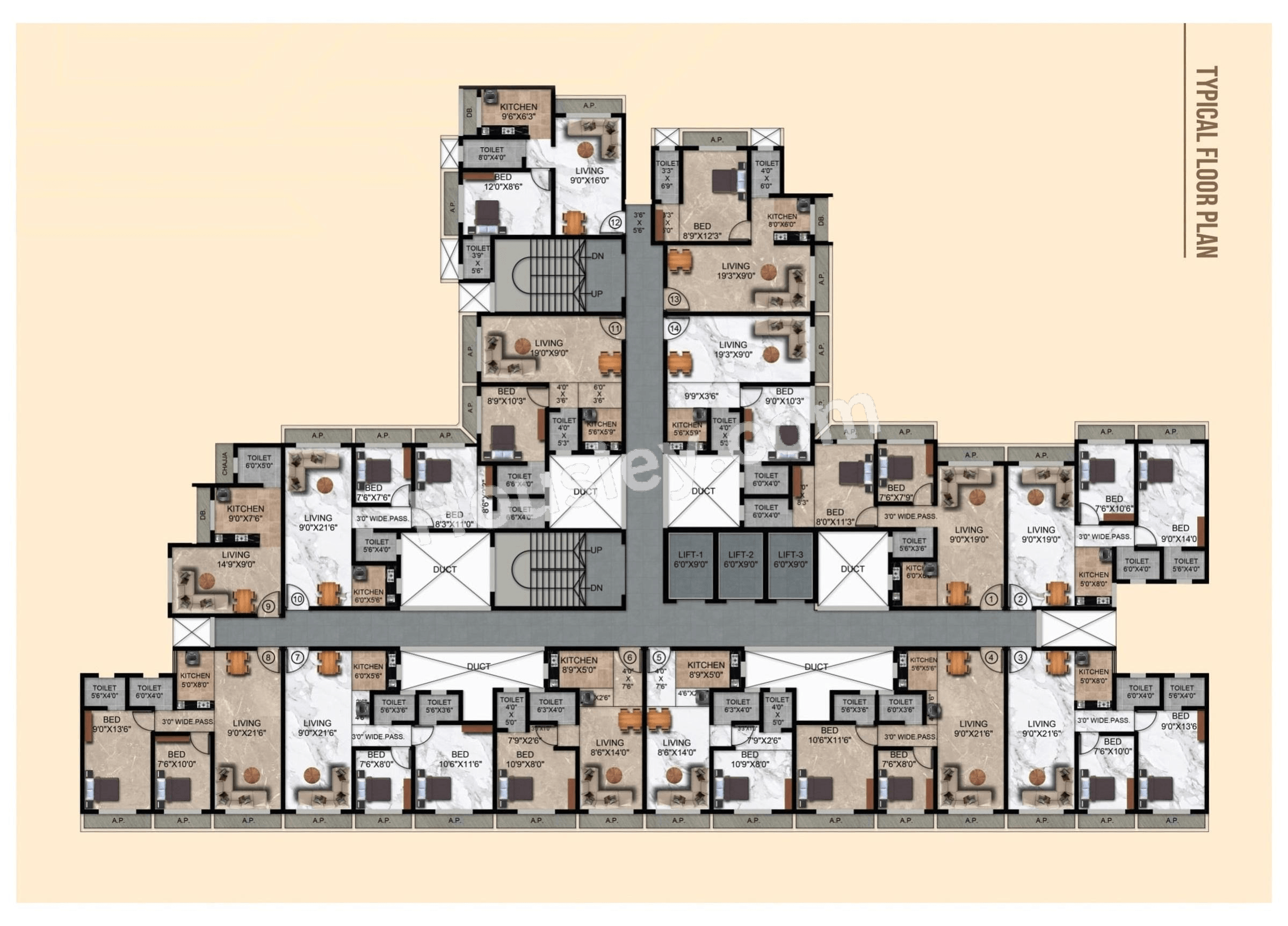 Sunshine Green Park Floor plan 3
