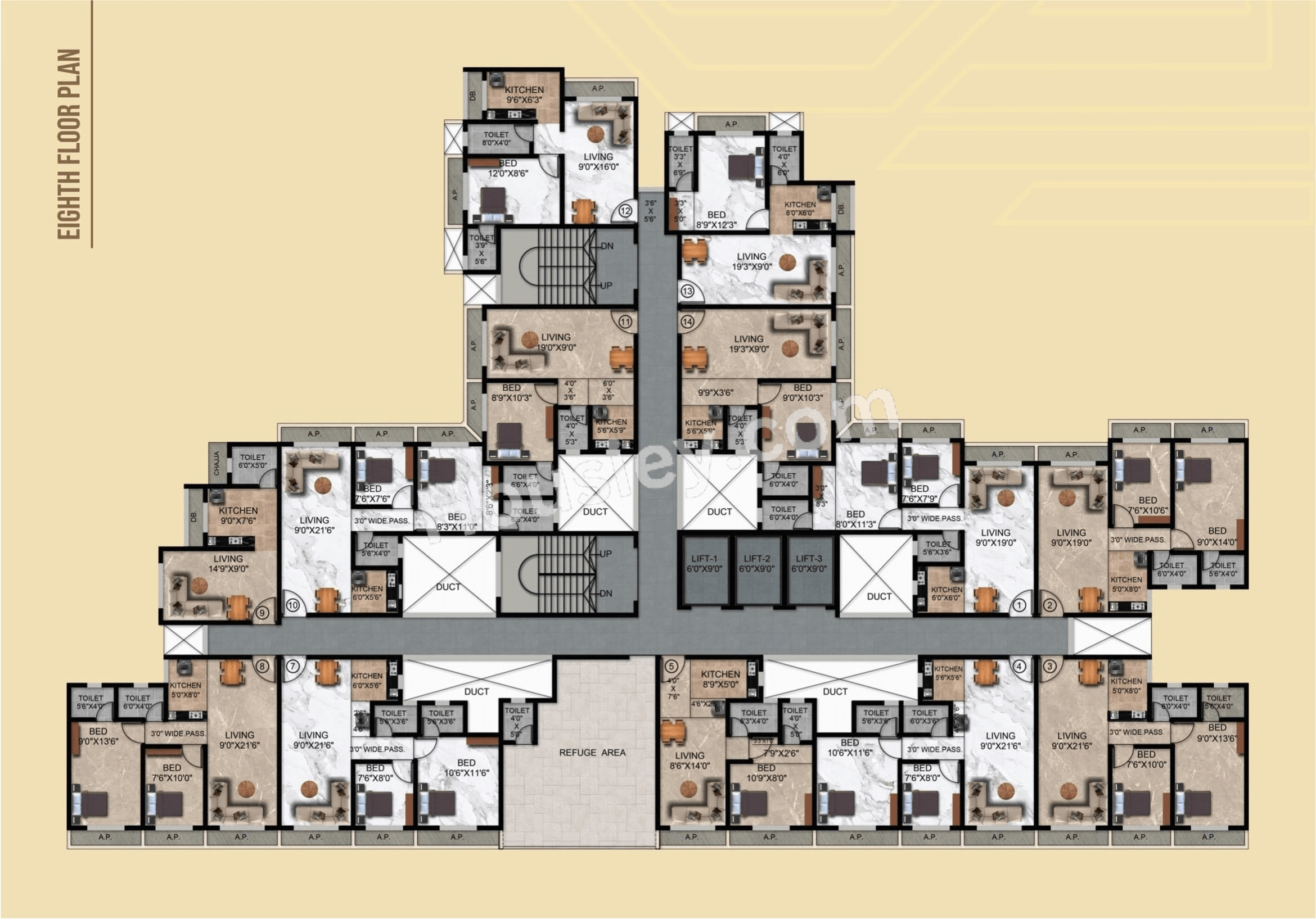 Sunshine Green Park Floor plan 4