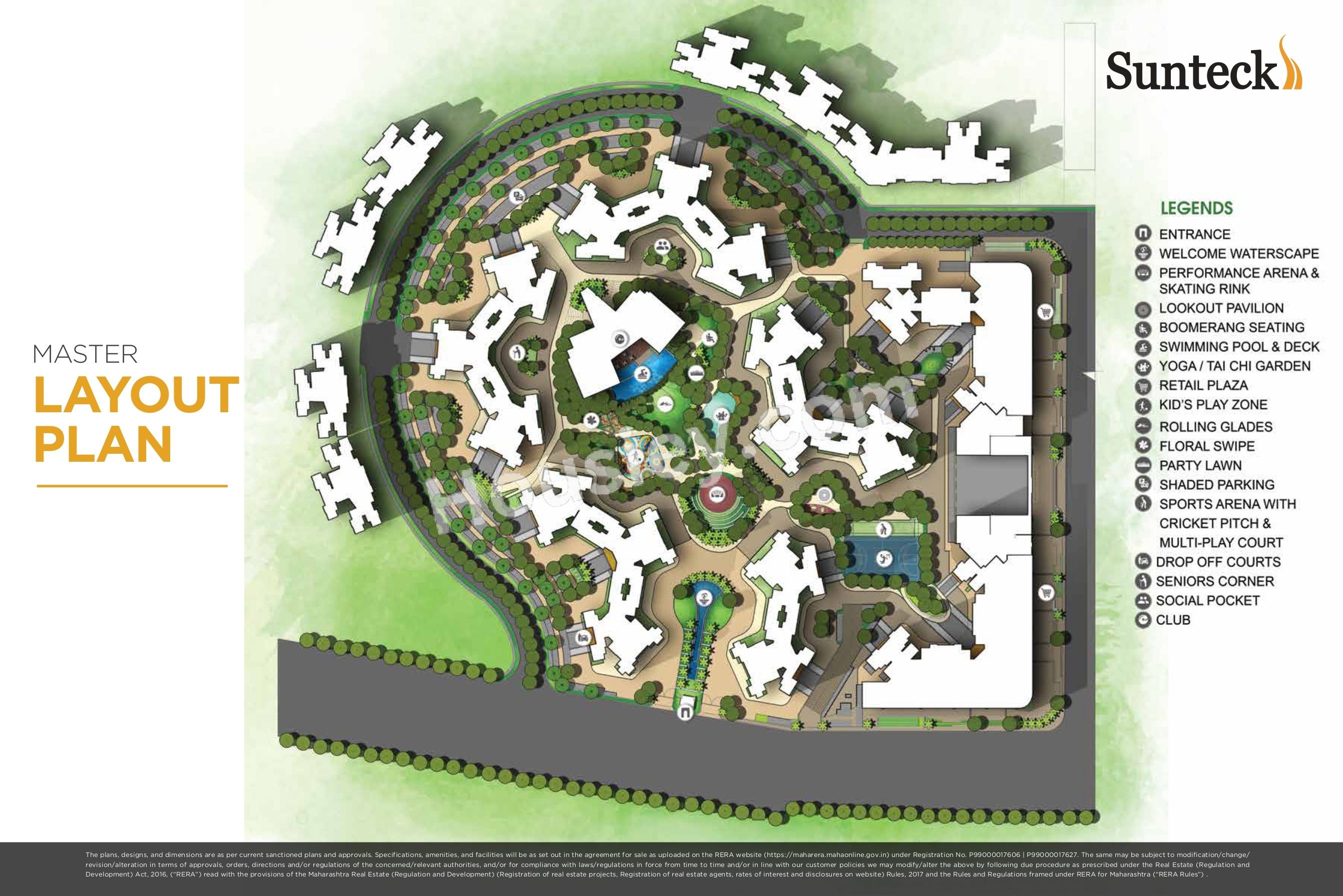 Sunteck West World Master Plan